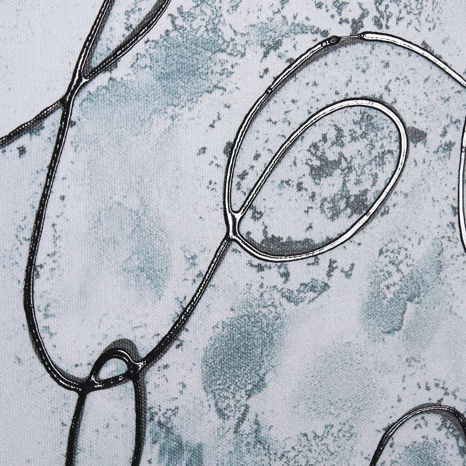 Story Telling by Mercana Studio a Hand Embellished Textured Framed Canvas — product photograph