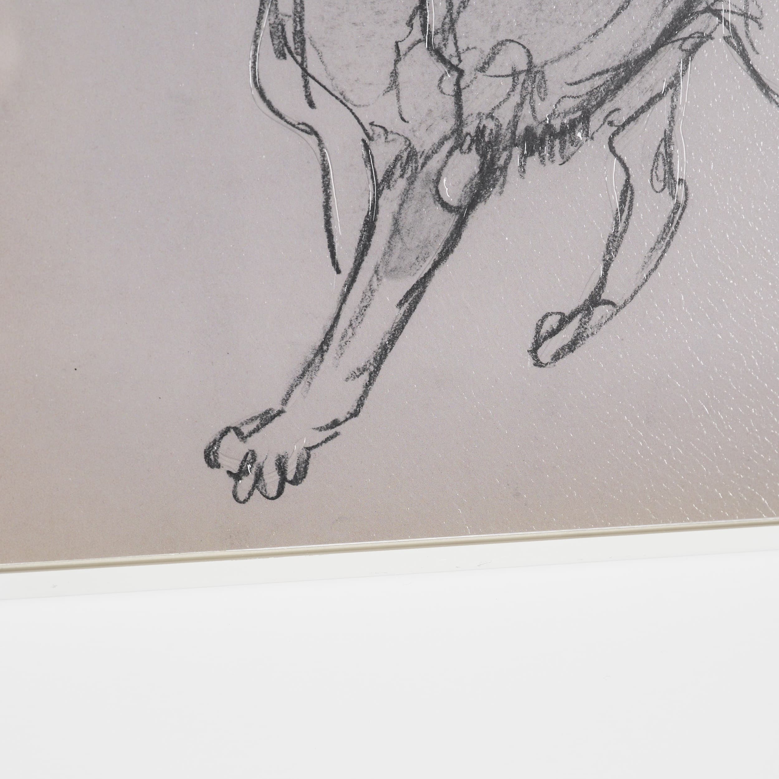 Good Boy by Mercana Studio Hand-Embellished Framed Artwork Matted under Glass — product photograph