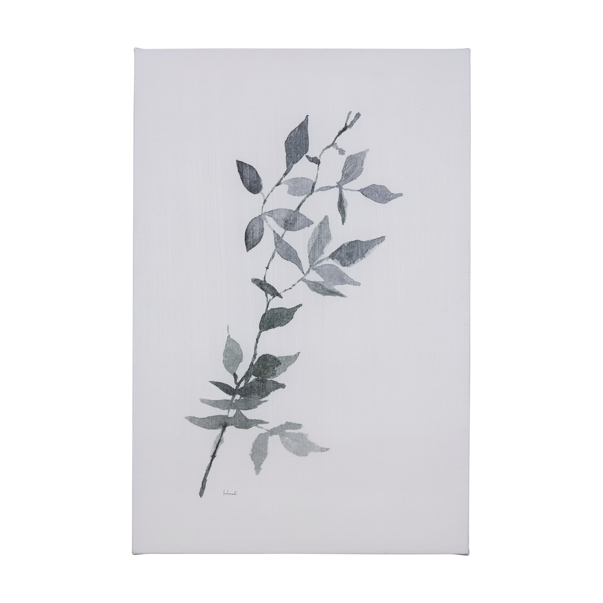 Leaf Shadow I by Mercana Studio a Hand Embellished Textured Canvas — product photograph