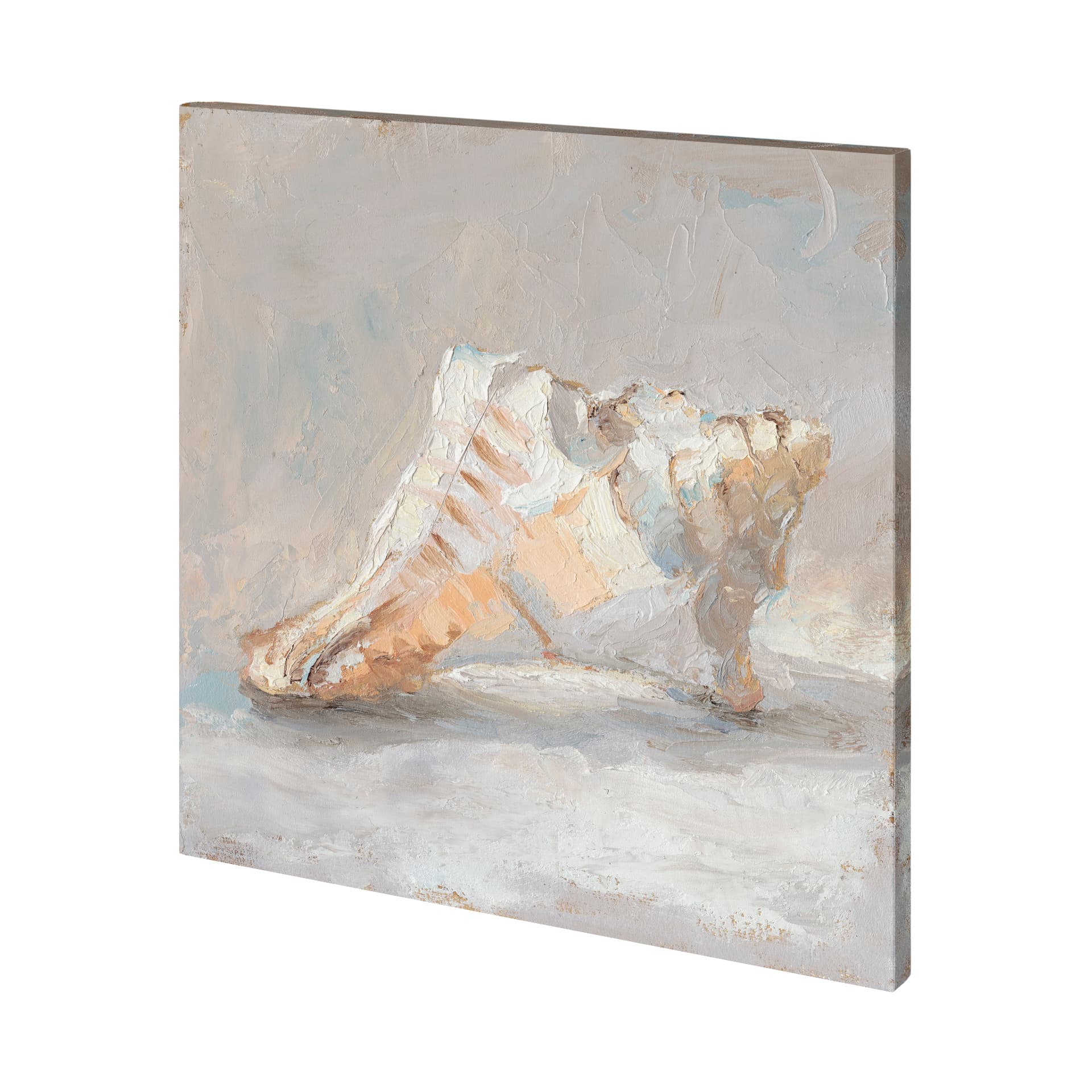 Impressionist Shell Study I by Mercana Studio a Hand Embellished Textured Canvas — product photograph