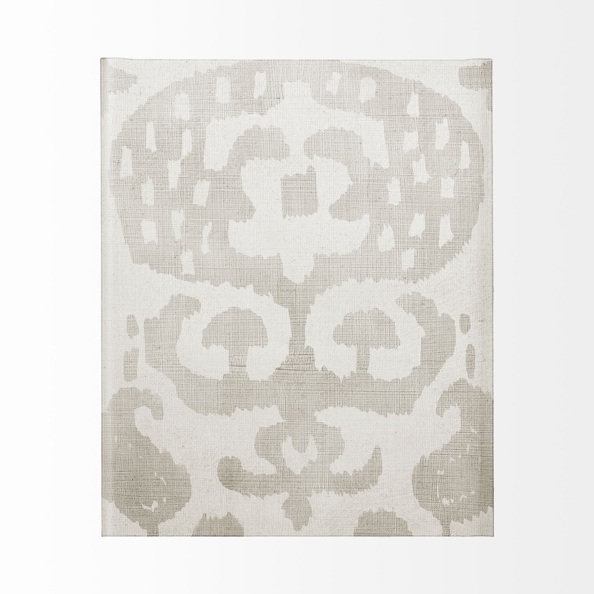 Shadow Ikat I by Chariklia Zarris a Hand Embellished Textured Canvas — product photograph
