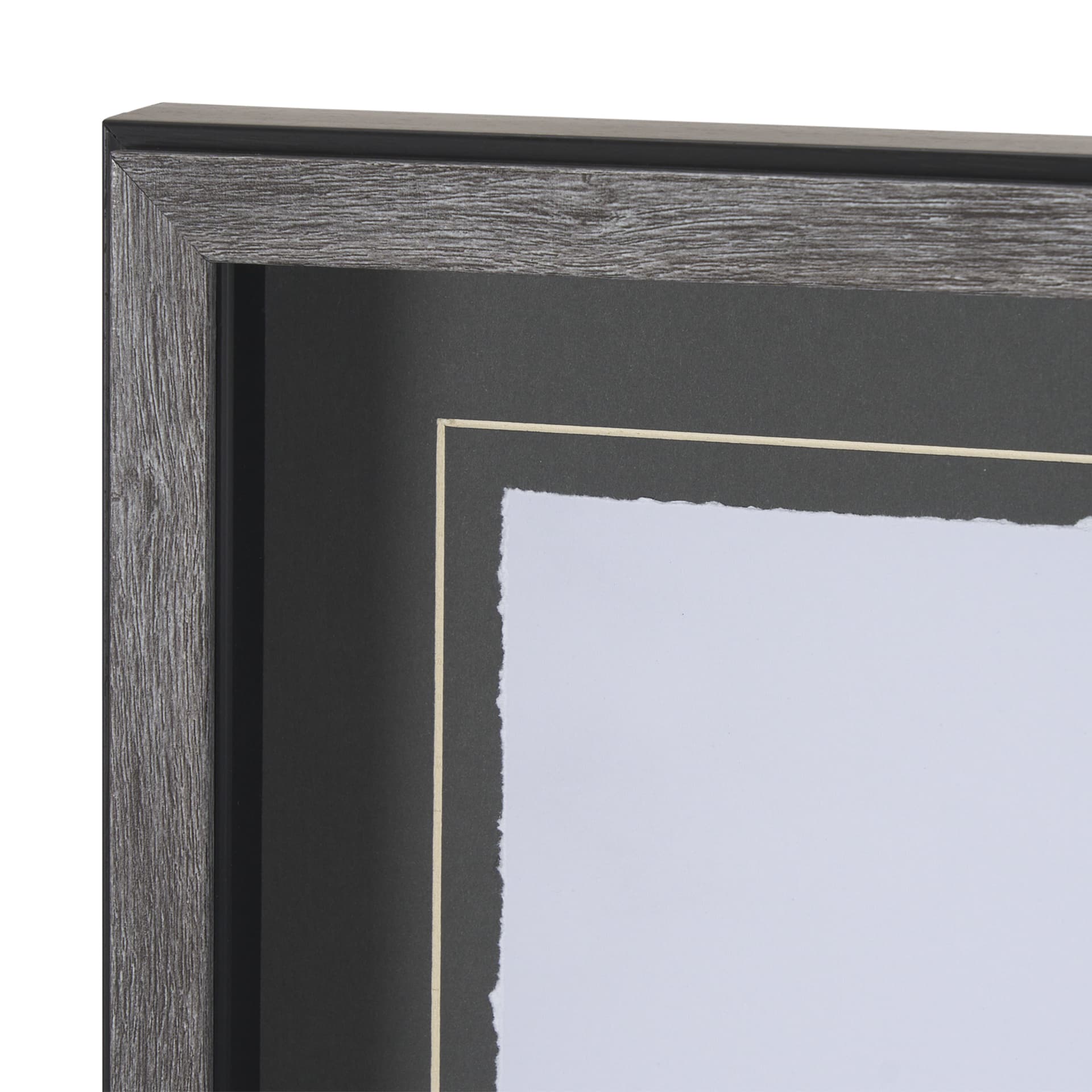 Robin BW I by Mercana Studio a Hand Embellished Textured Framed Art Print Matted under Glass — product photograph