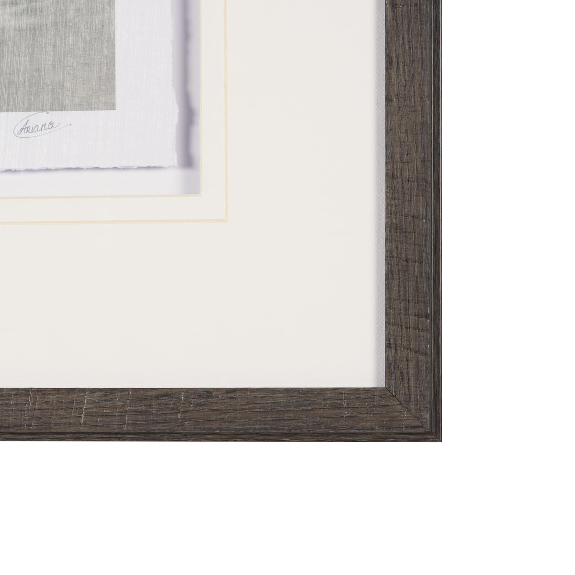 Pelican Sketch by Mercana Studio a Hand Embellished Framed Art Print Matted under Glass — product photograph