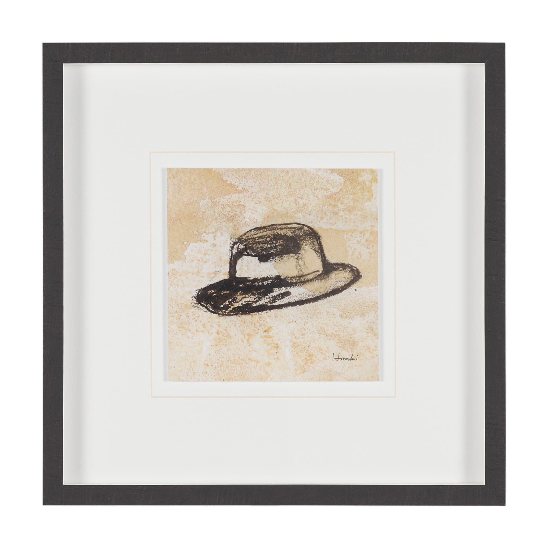 Campaign by Mercana Studio Hand-Embellished Textured Framed Artwork Matted under Glass — product photograph