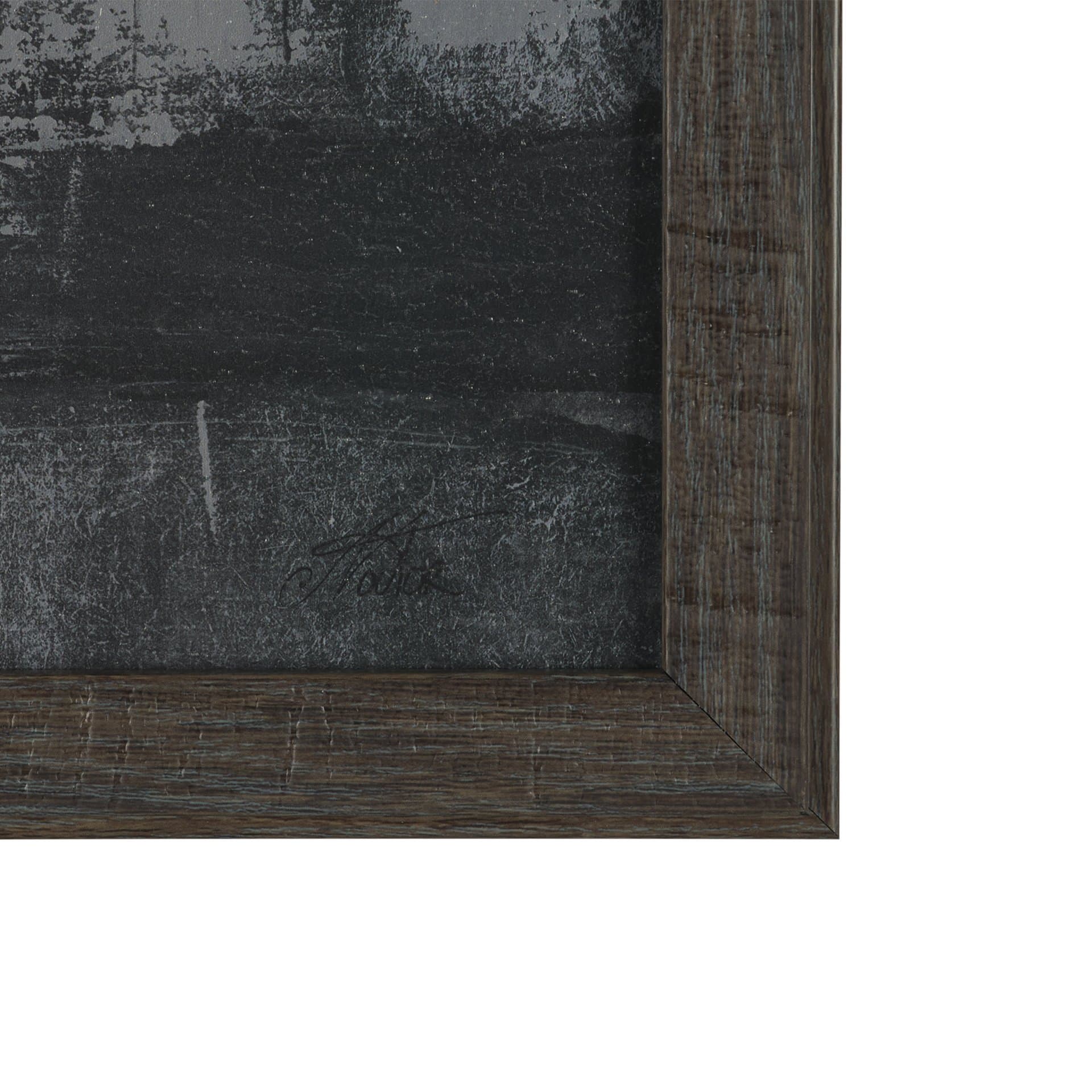 Community 4B by Mercana Studio Hand-Embellished Textured Framed Artwork Matted — product photograph