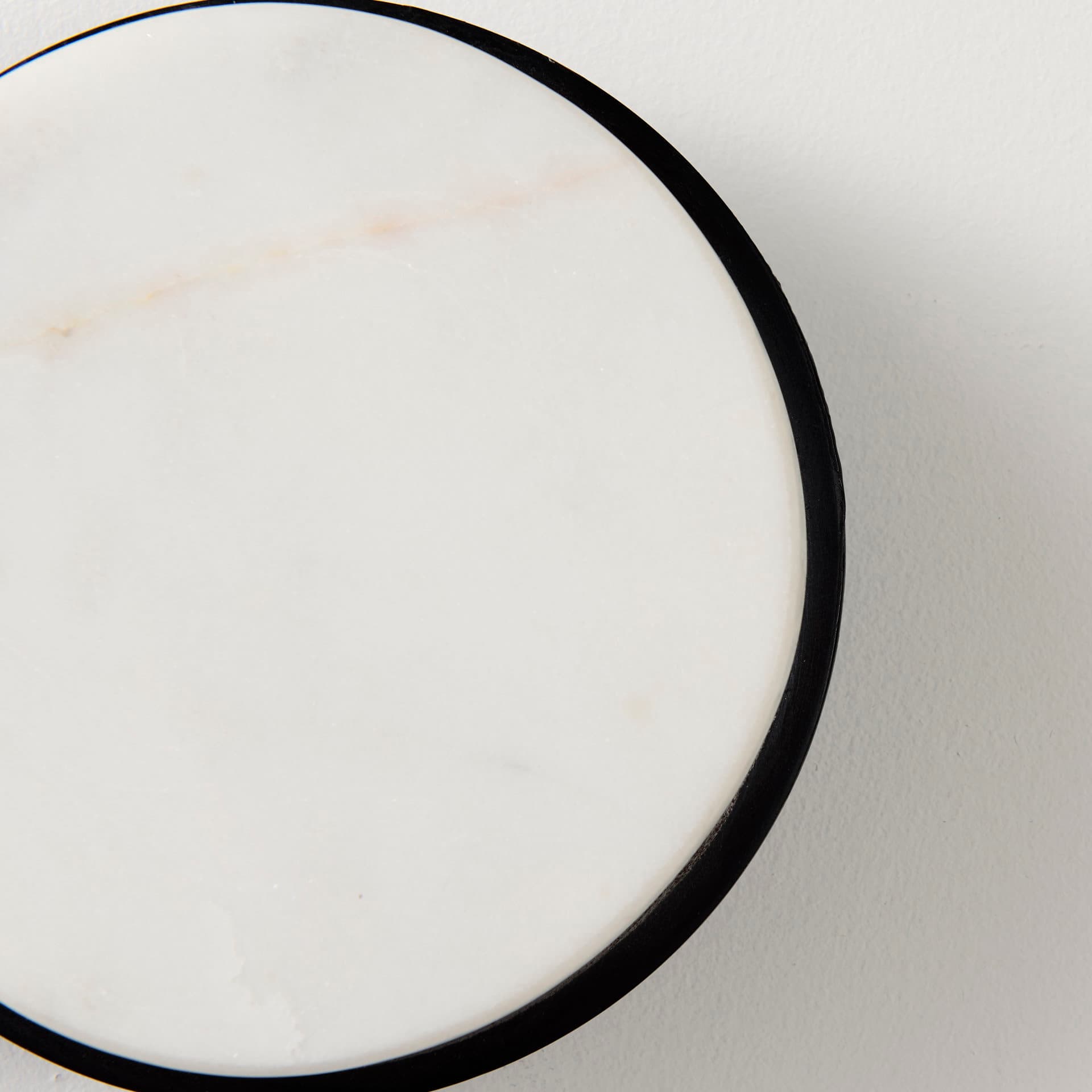 Sophia 5.0 L x 5.0 W x 3.0 H White Marble Set of 2 Wall Hooks — product photograph