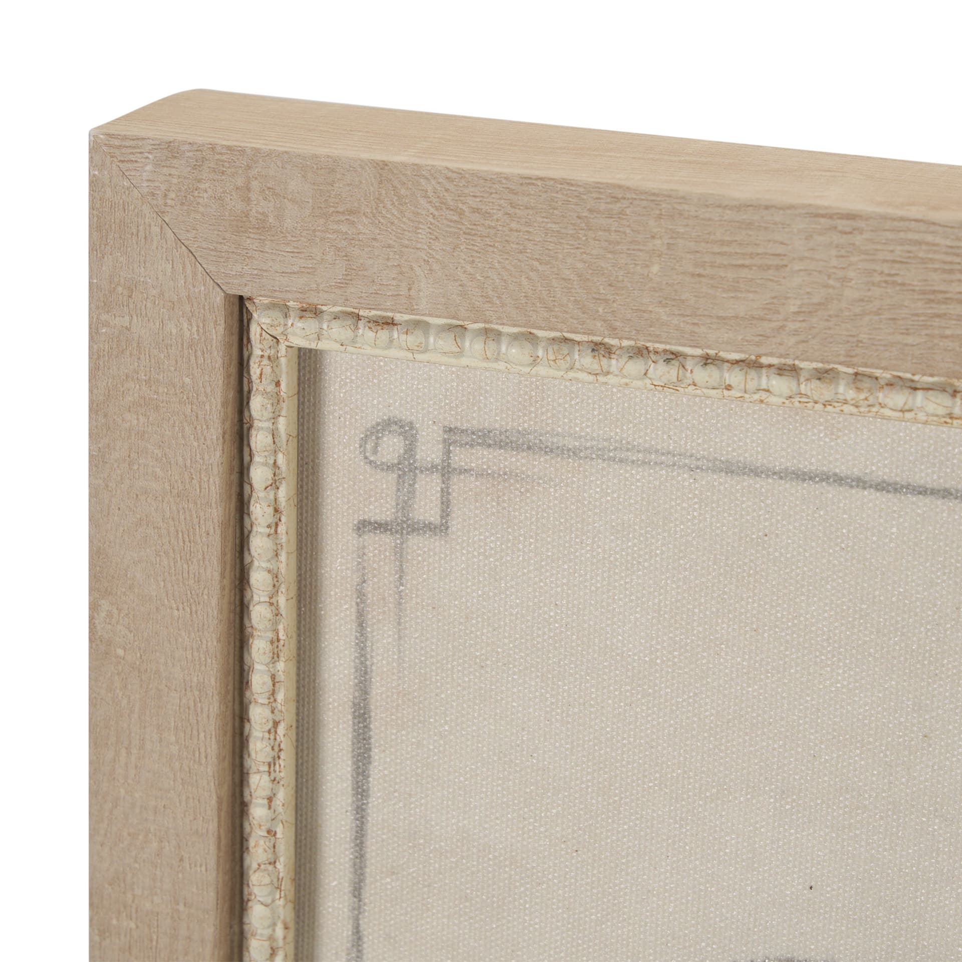 Handled Bowl Sketch by Mercana Studio a Hand Embellished Framed Art Print — product photograph