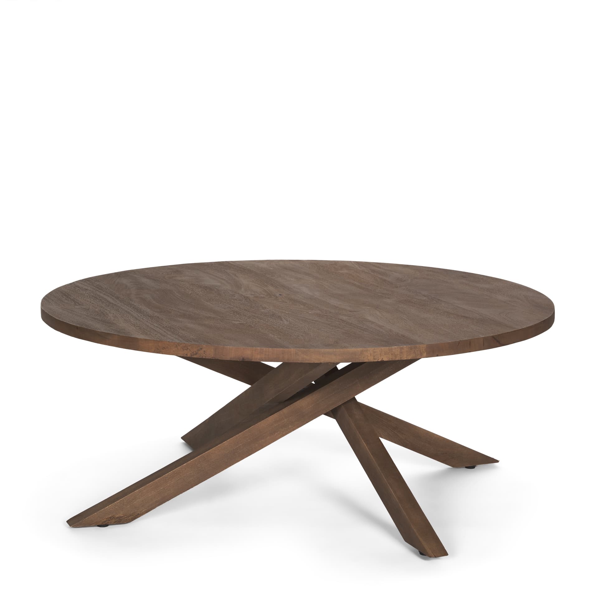 Solana Medium Brown Wood Coffee Table — product photograph