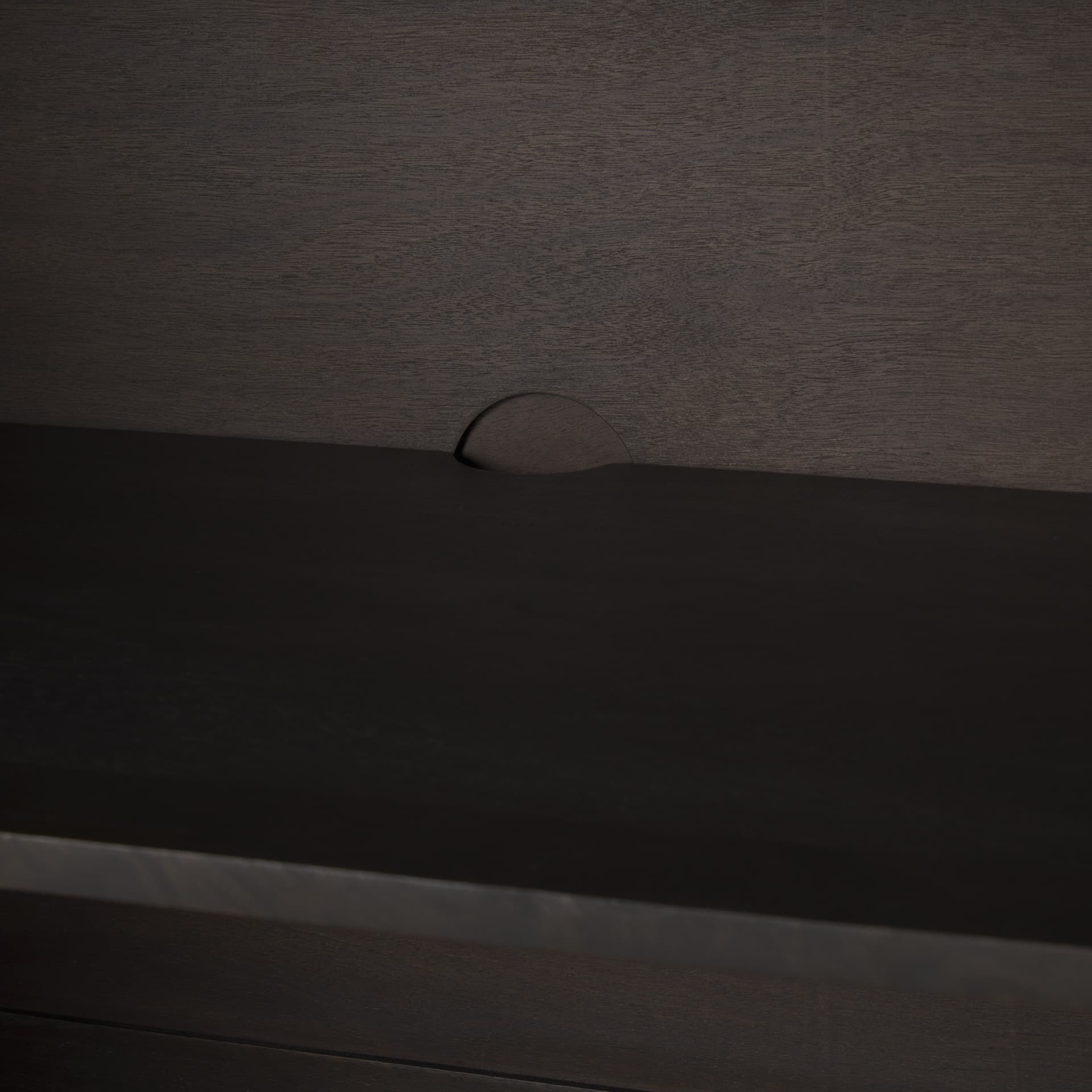 Wagner Dark Brown Wood w/ Arched Design Accent Cabinet — product photograph