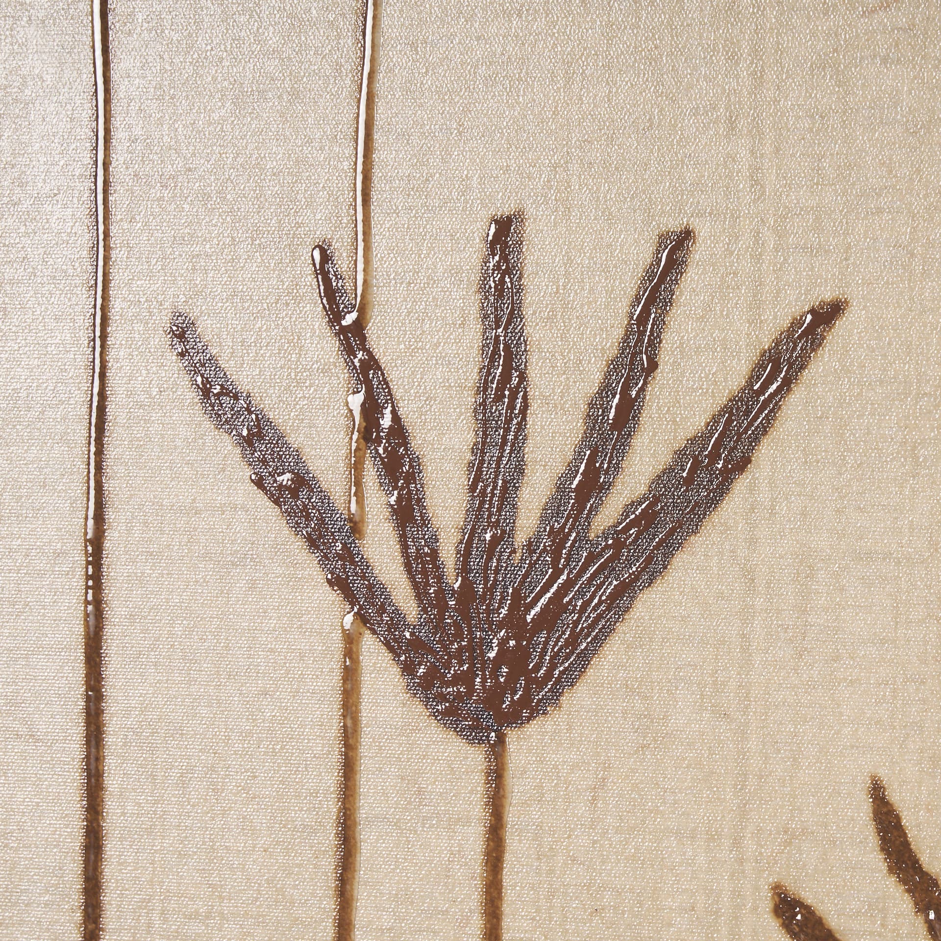Spark I (Tan) by Mercana Studio a Hand Embellished Textured Framed Art Print — product photograph
