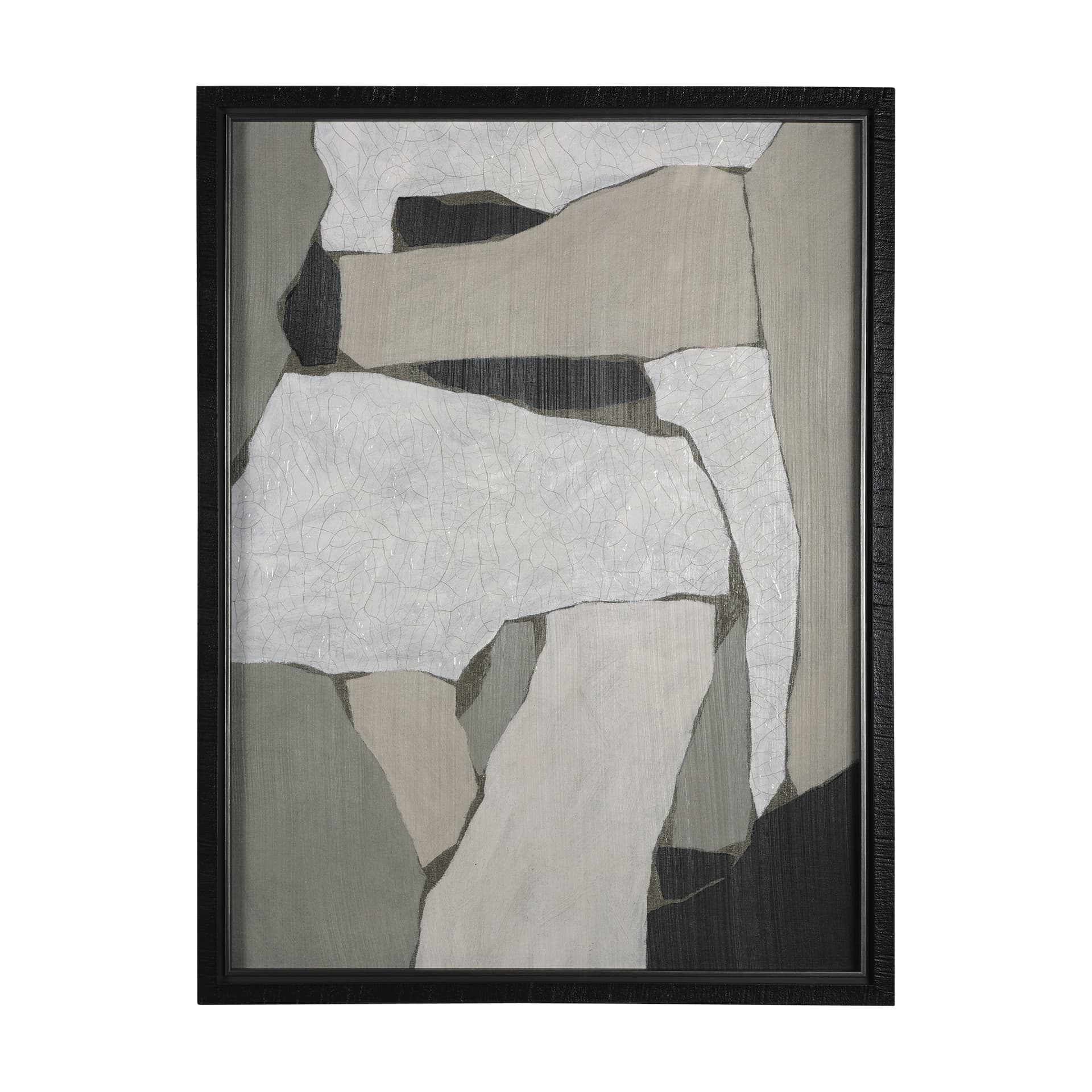 Fusion by Mercana Studio a Hand Embellished Textured Framed Art Photograph Matted under Glass — product photograph