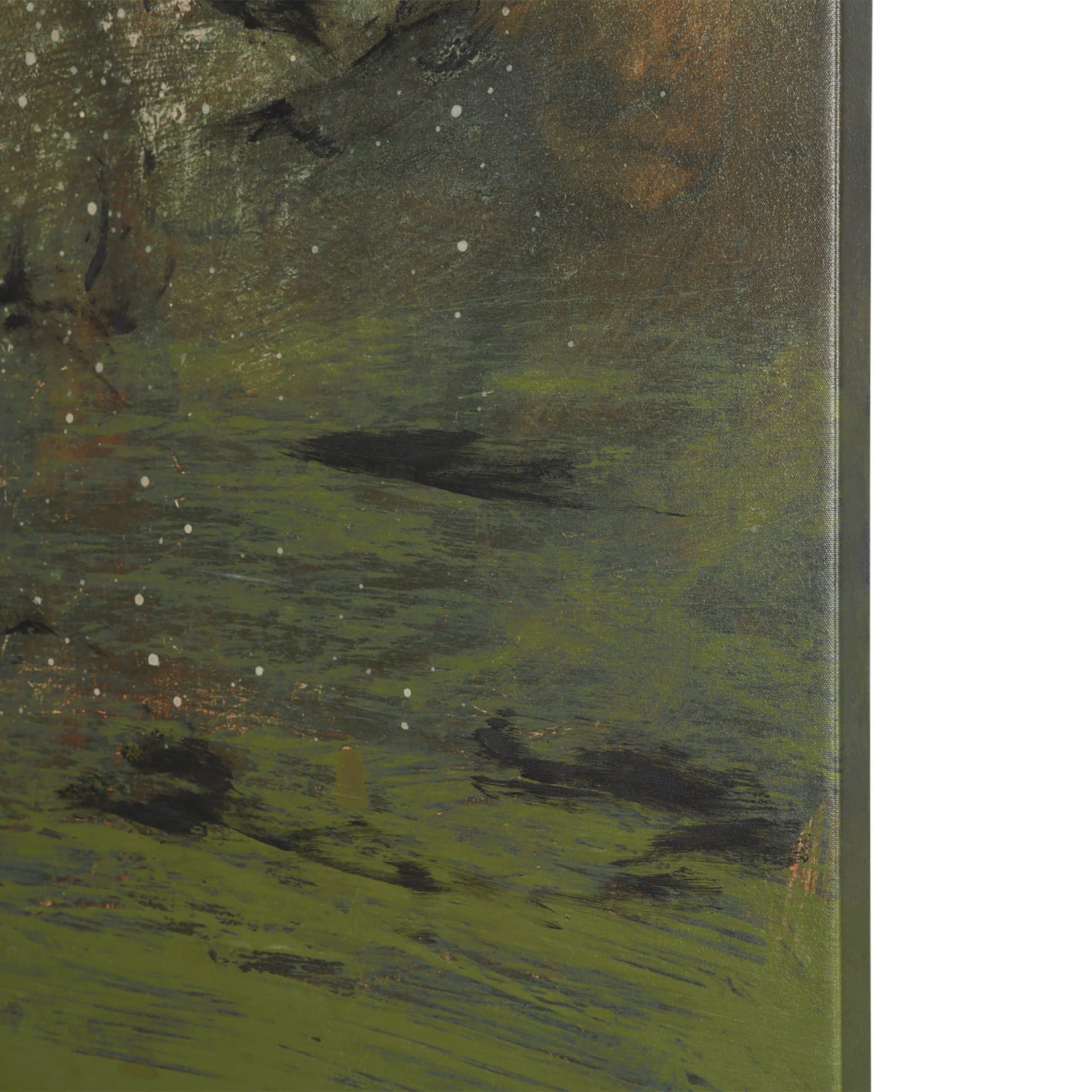 Subtle Stirring by Mercana Studio Hand-Embellished Textured Canvas — product photograph