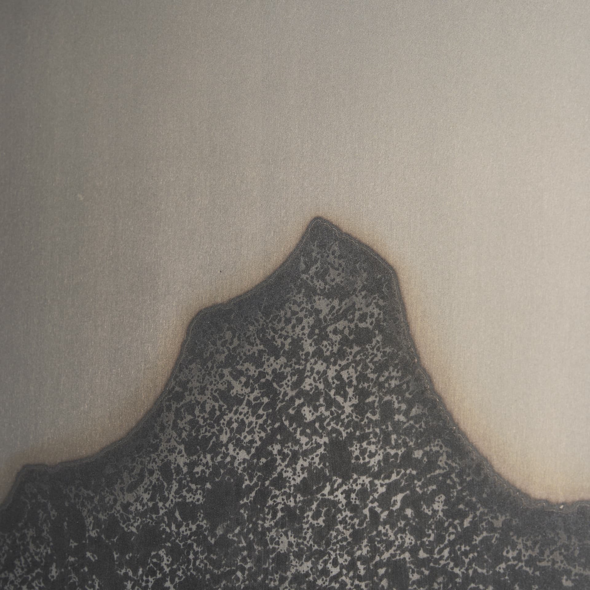Raum Painted Monochrome w/ Acid Wash Metal Wall Art — product photograph