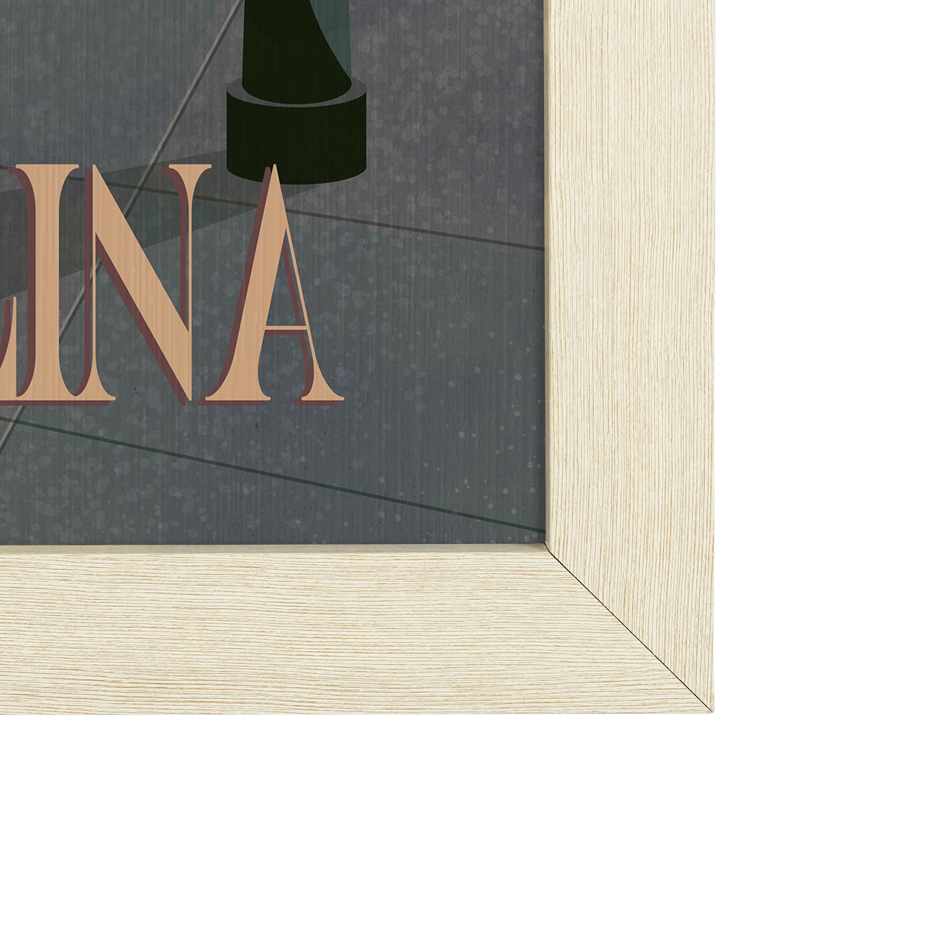 South Carolina Go USA (L) by Mercana Studio a Hand Embellished Decograph Framed Art Print — product photograph