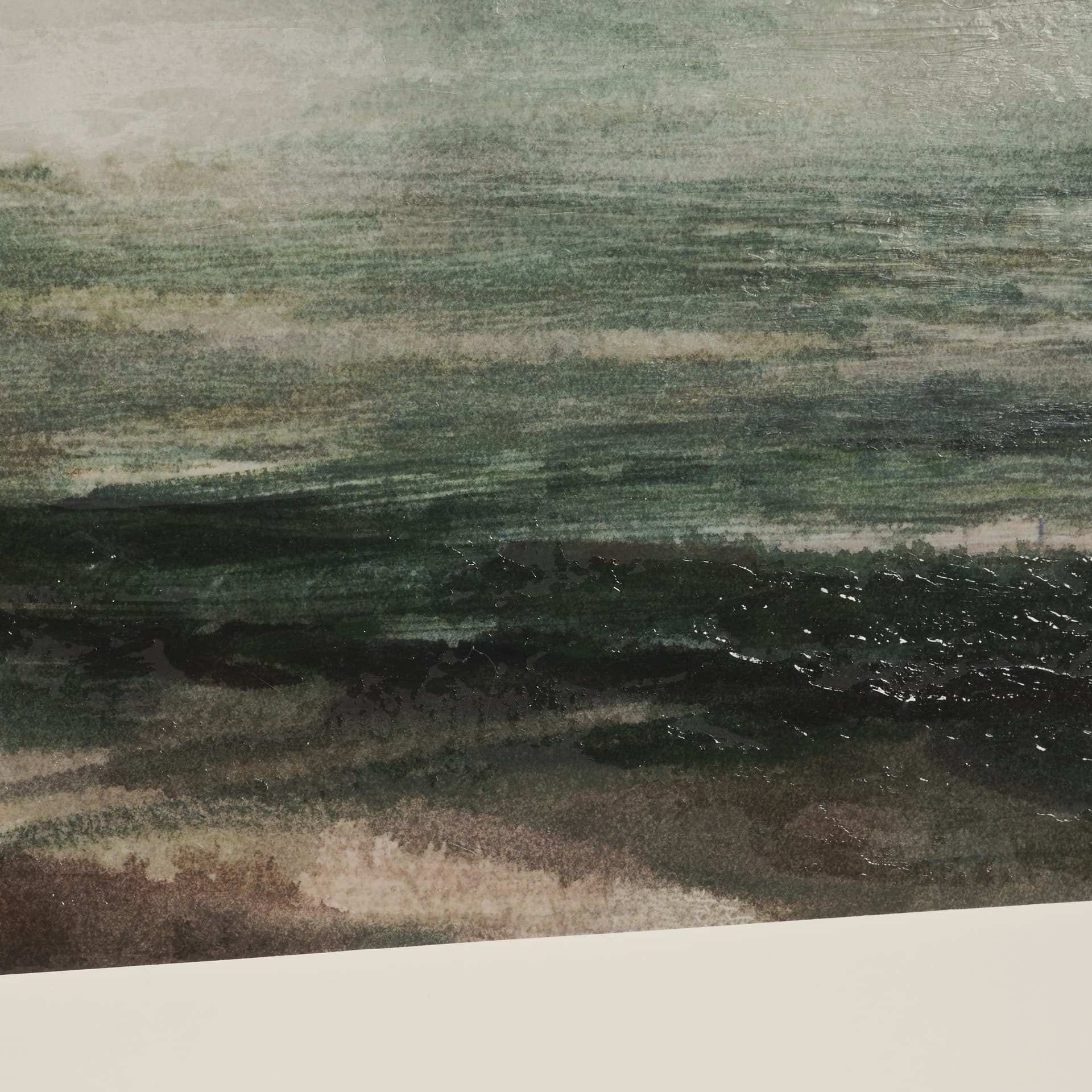 Coastal Splendor II by Mercana Studio Hand Embelished Framed Artwork Matted under Glass — product photograph