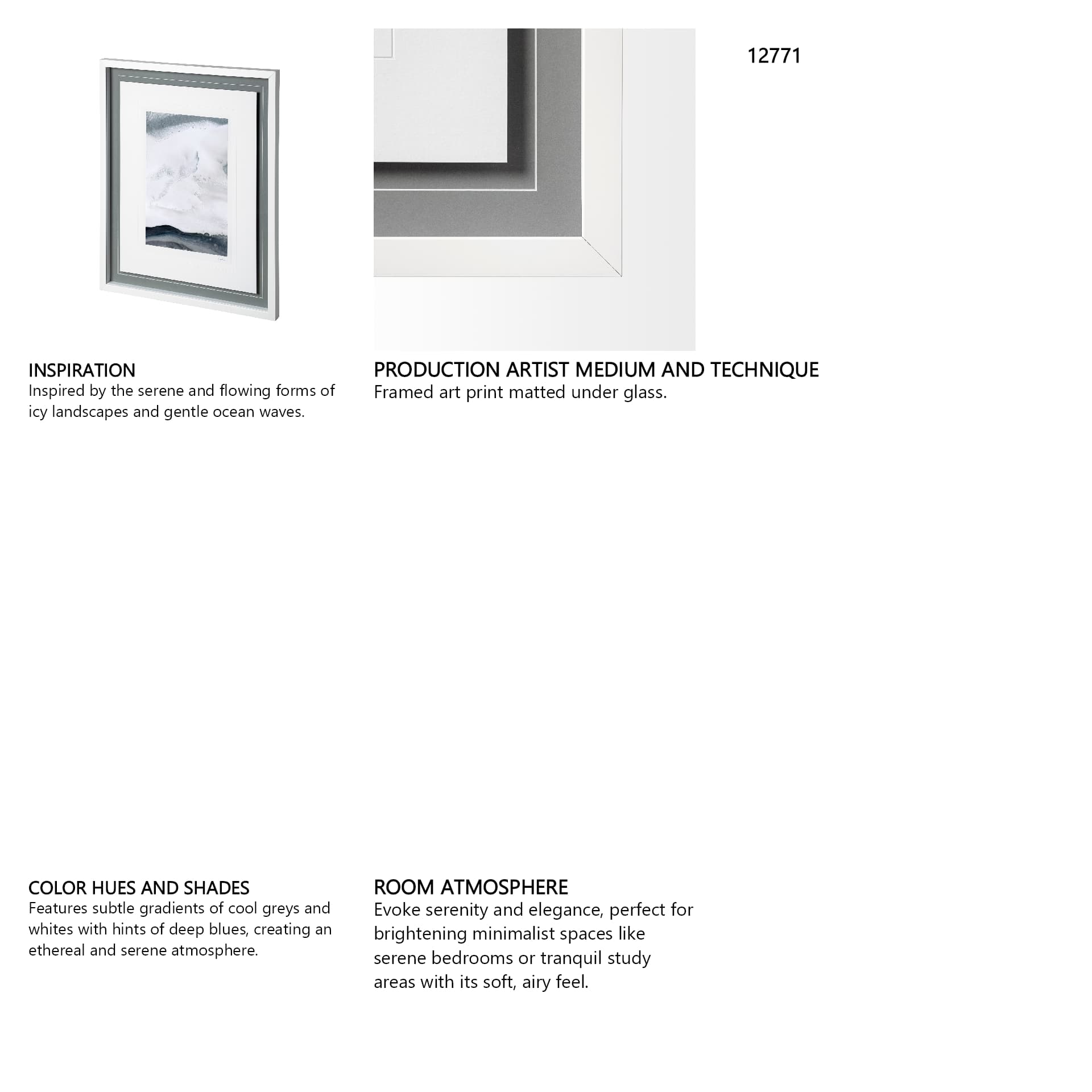 Are One II by Mercana Studio a Framed Art Print Matted under Glass — in a styled room
