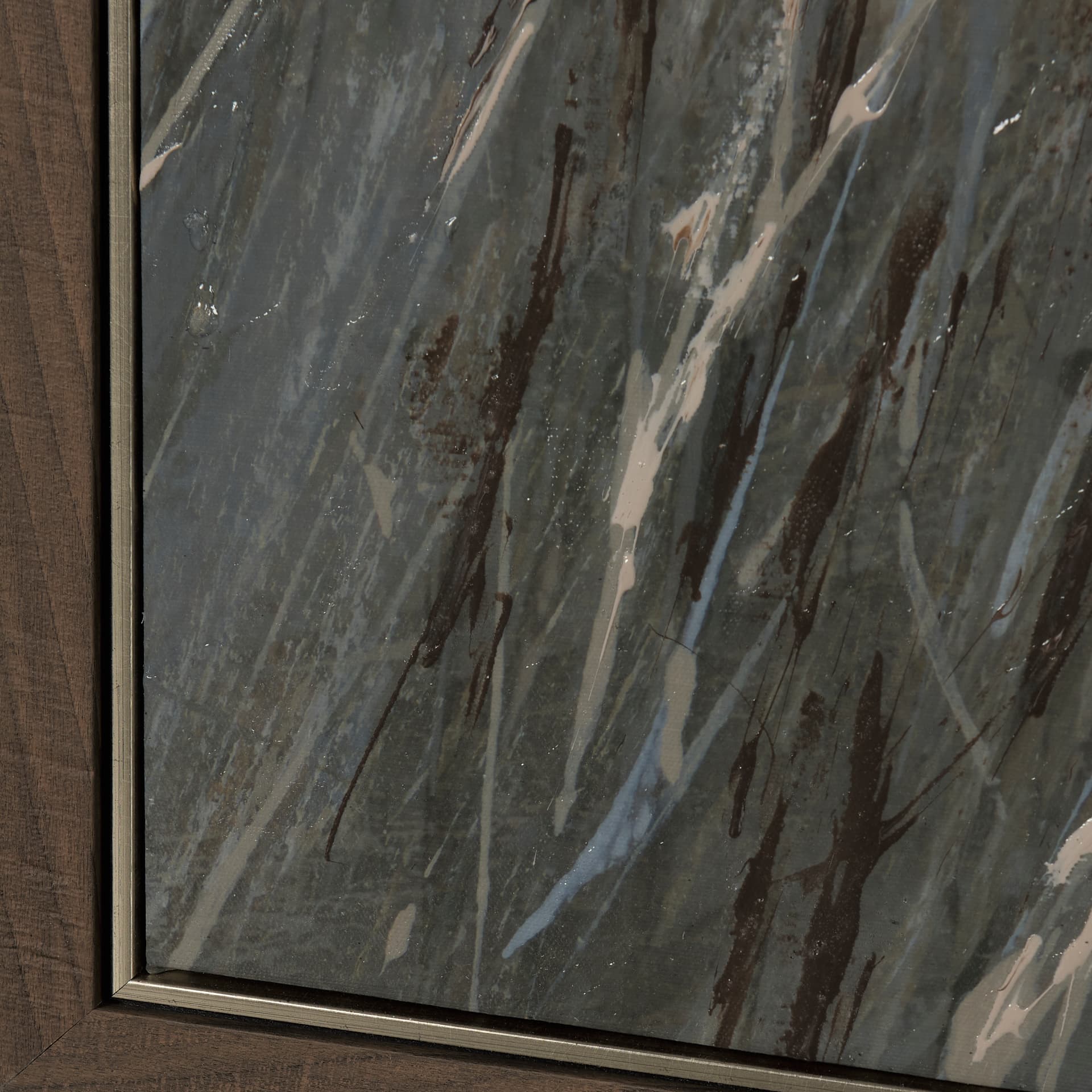 Chilly Breeze I by Mercana Studio a Hand Embellished Textured Framed Canvas — product photograph