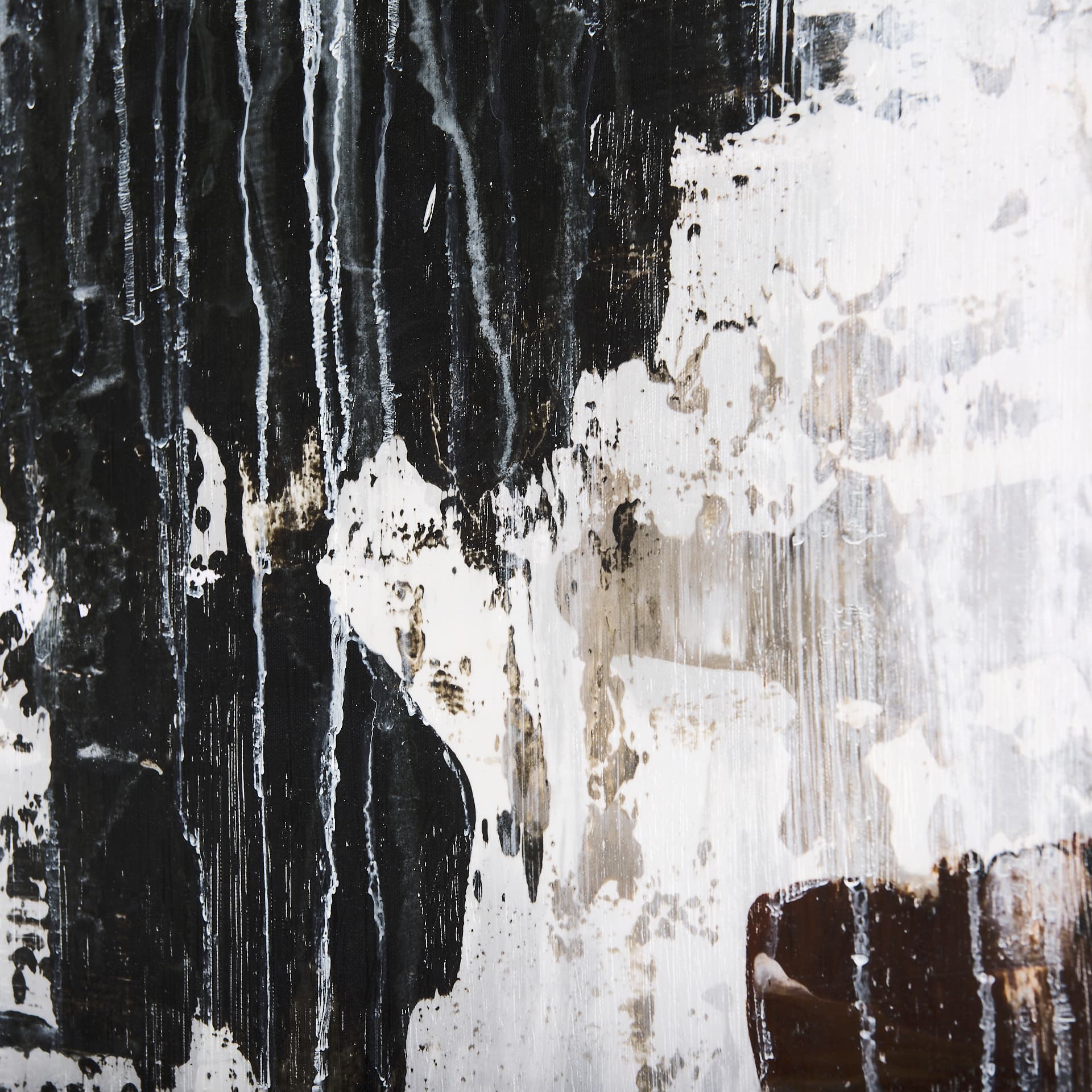 The Fog II by Mercana Studio a Hand Embellished Textured Canvas — product photograph
