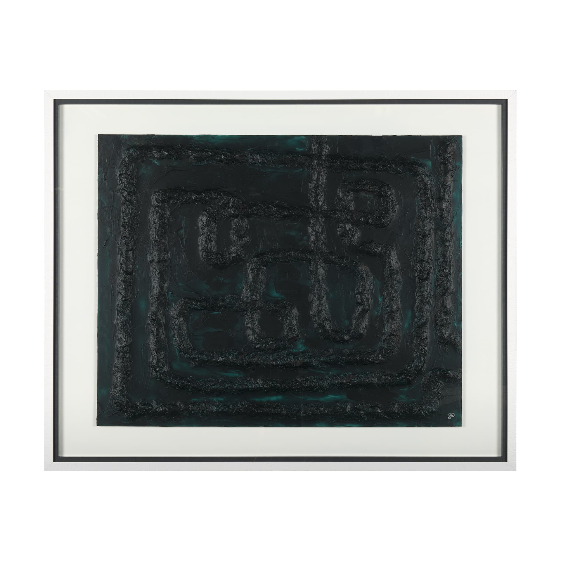Tangled II by Studio M a handmade Original Framed Artwork under Glass — product photograph