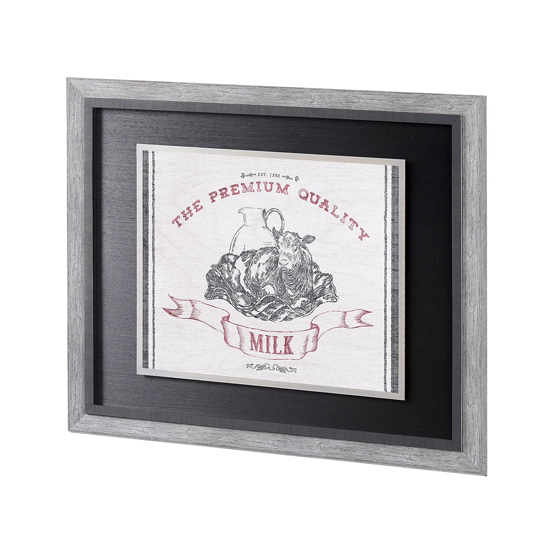Farm Fresh I by Halle Rakka a Hand Embellished Textured Framed Art Print — product photograph