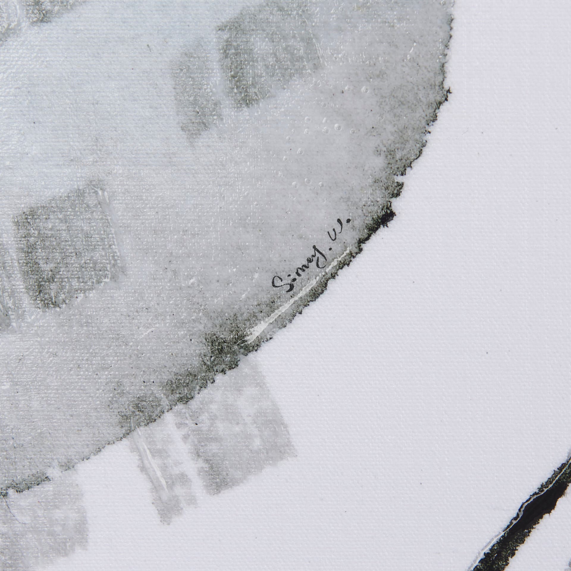 A Cloudy Afternoon I by Mercana Studio a Hand Embellished Textured Canvas — product photograph