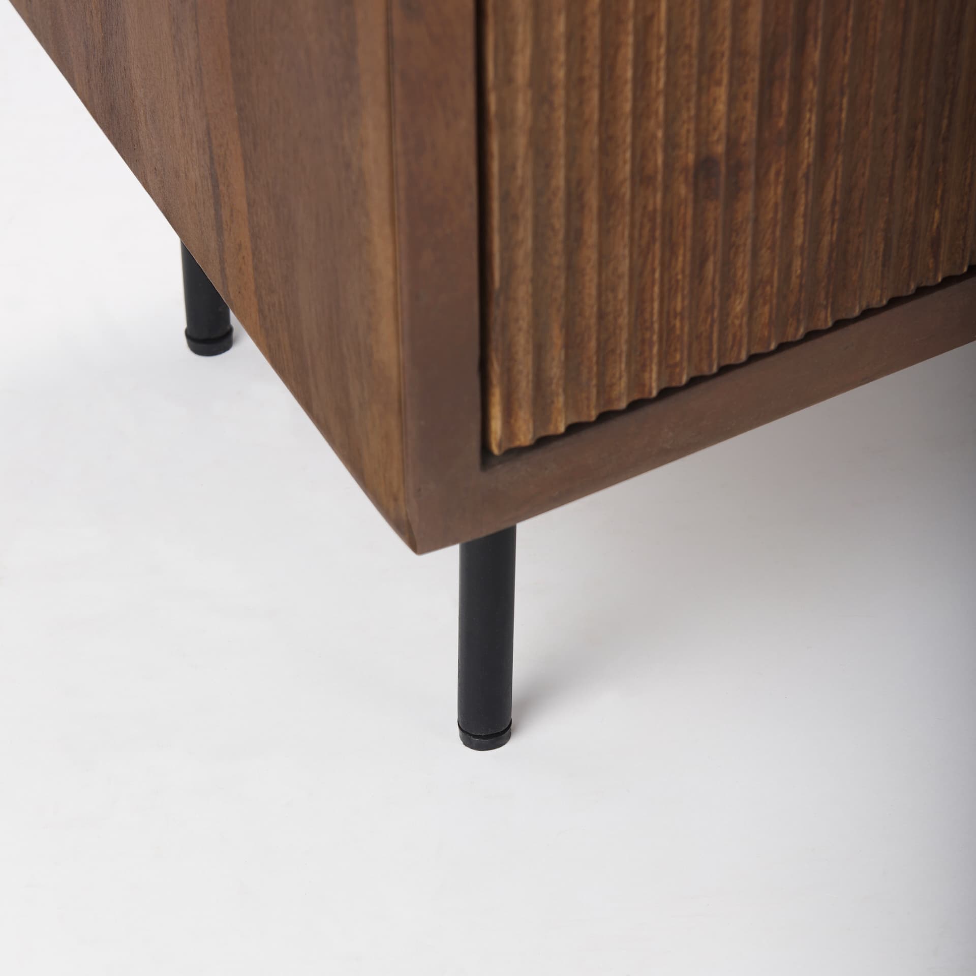 Lance 70.0L x 15.0W x 32.0H Medium Brown Solid Wood Sideboard — product photograph