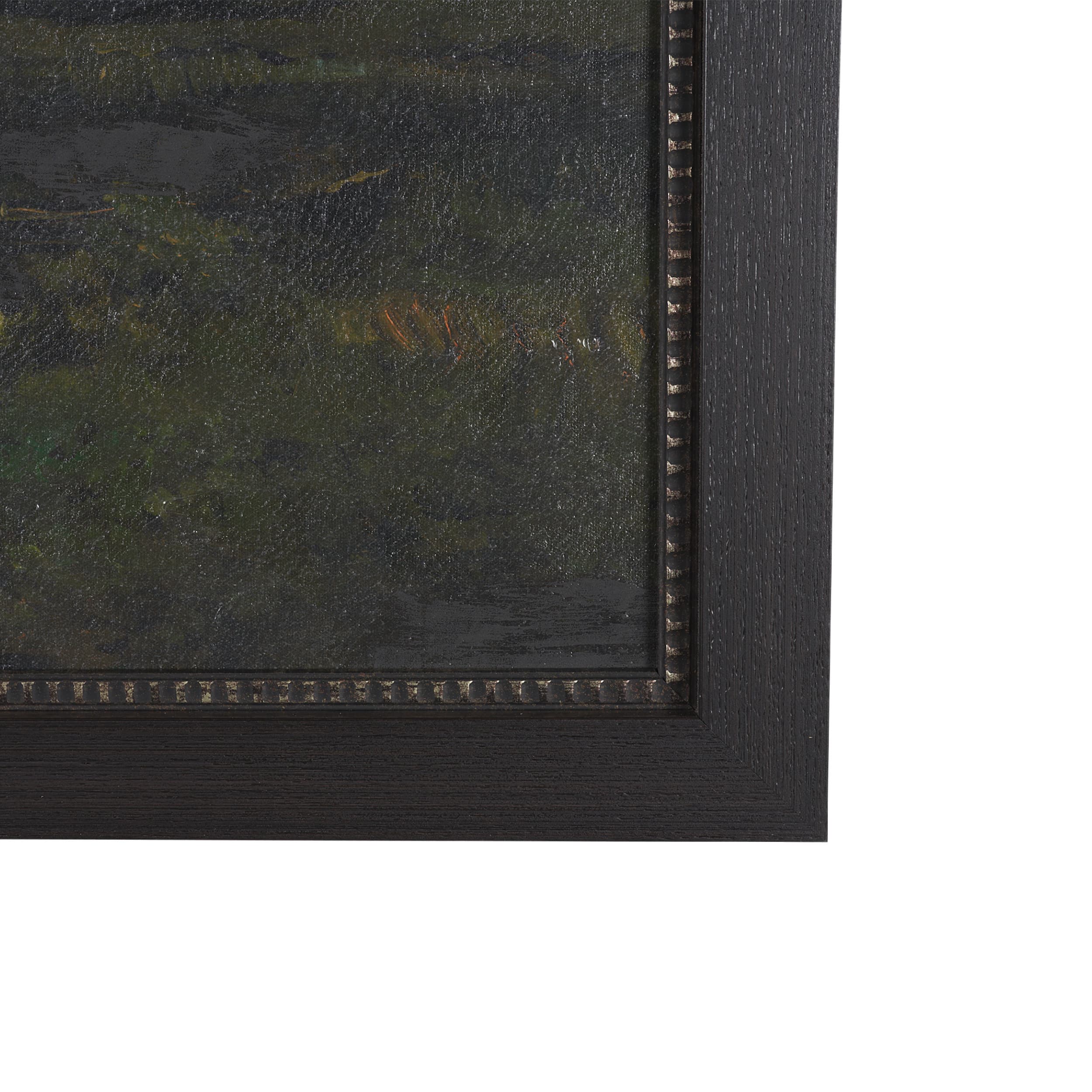Landscape with Ducks by Charles-Francois Daubigny Textured Framed Artwork Matted — product photograph