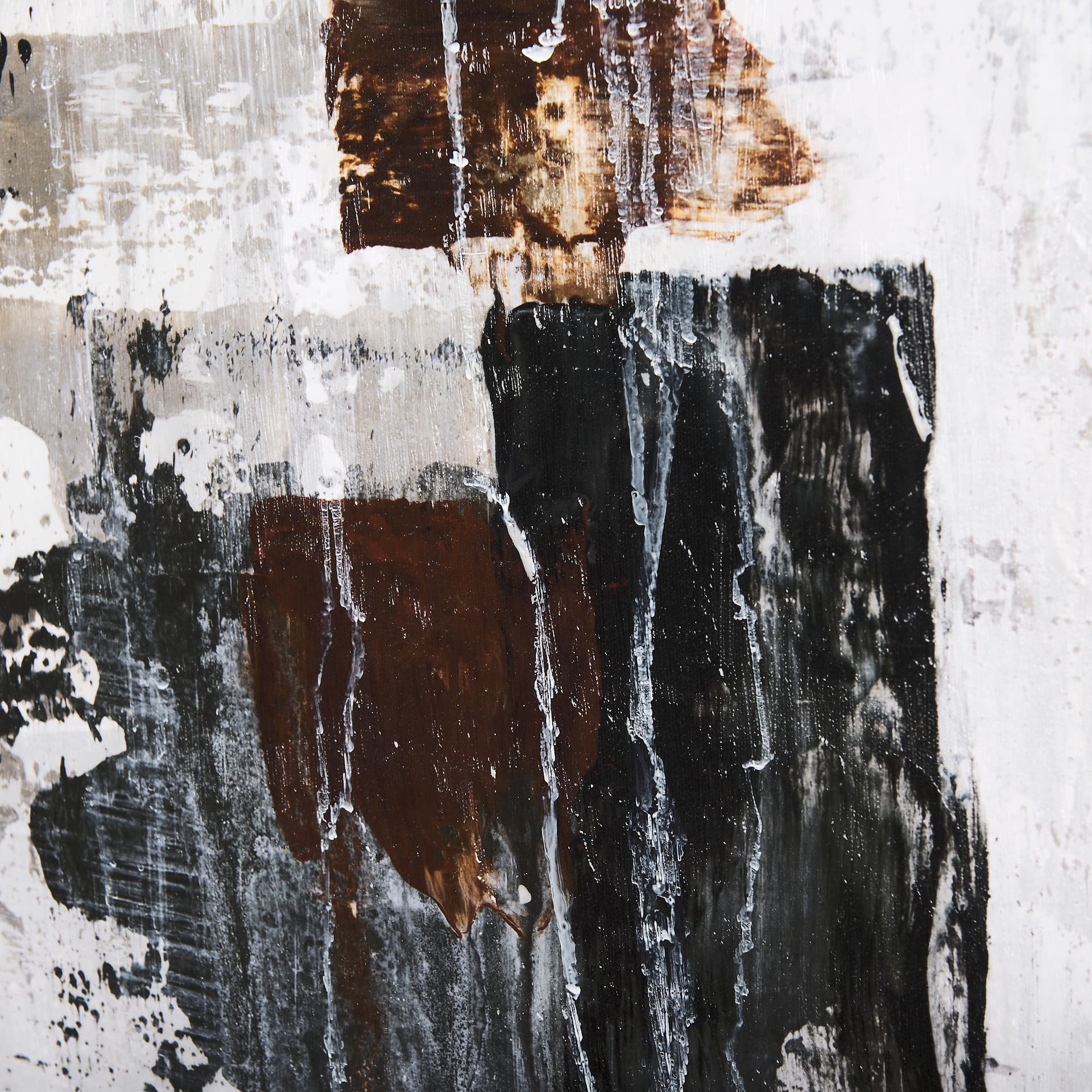 The Fog II by Mercana Studio a Hand Embellished Textured Canvas — product photograph