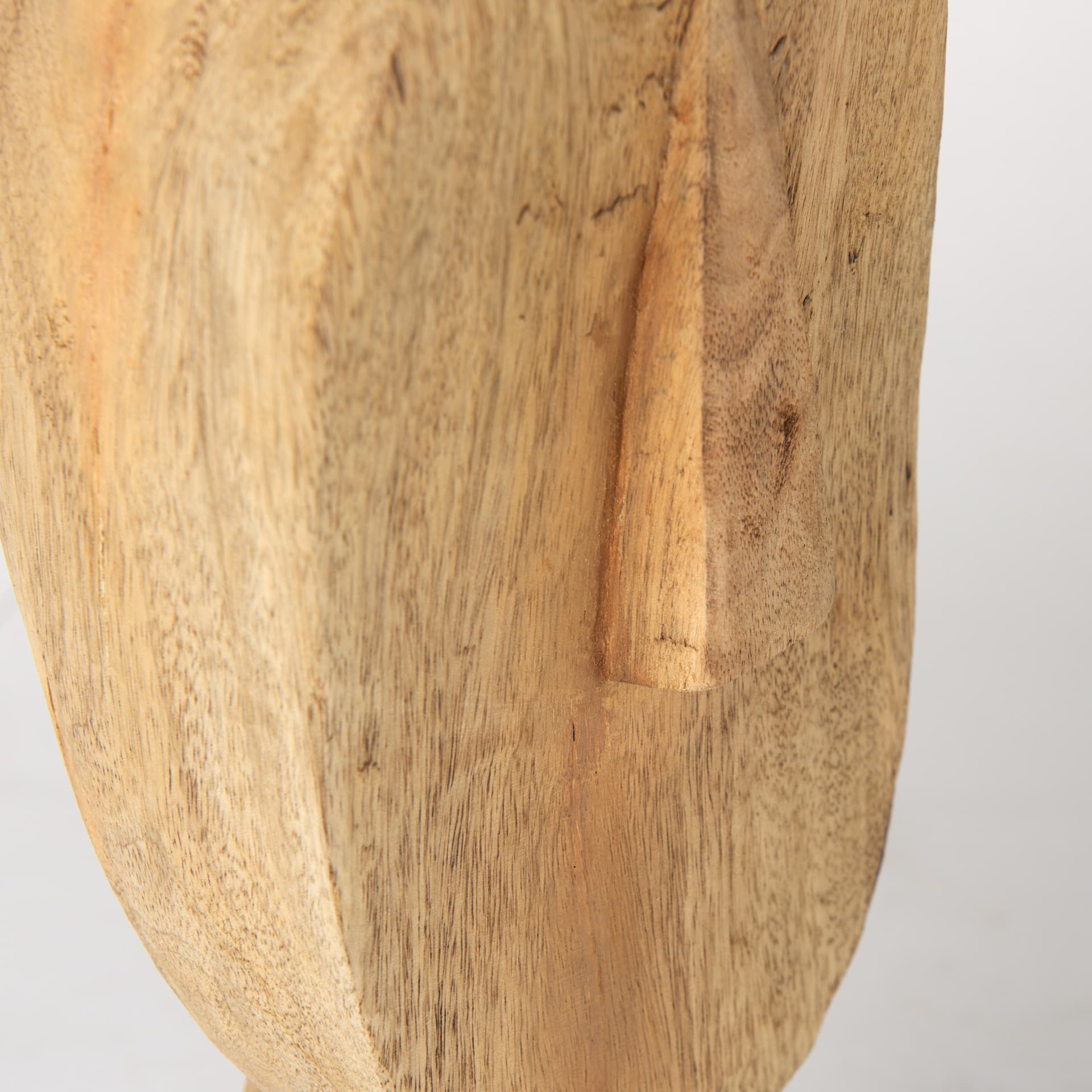 Ivan Large Wooden Head Sculpture — product photograph