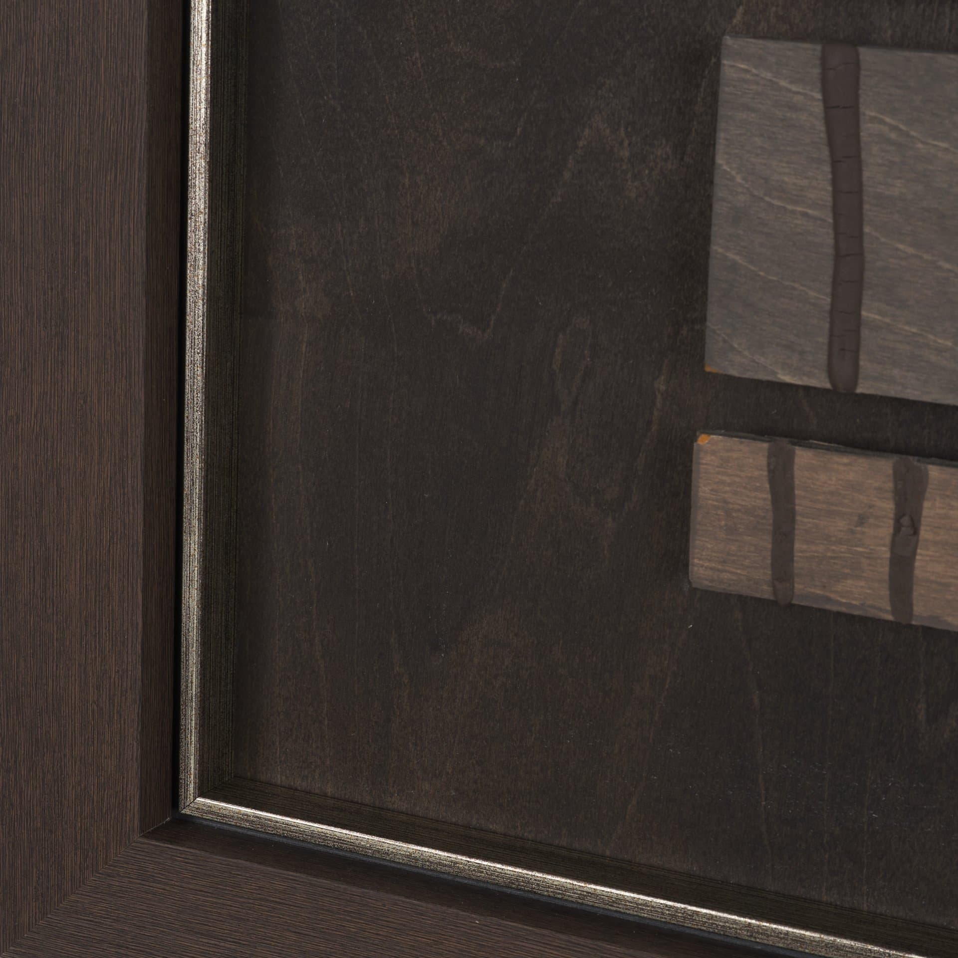 Timber Mosaic by Studio M a Handmade Original Framed Artwork — product photograph