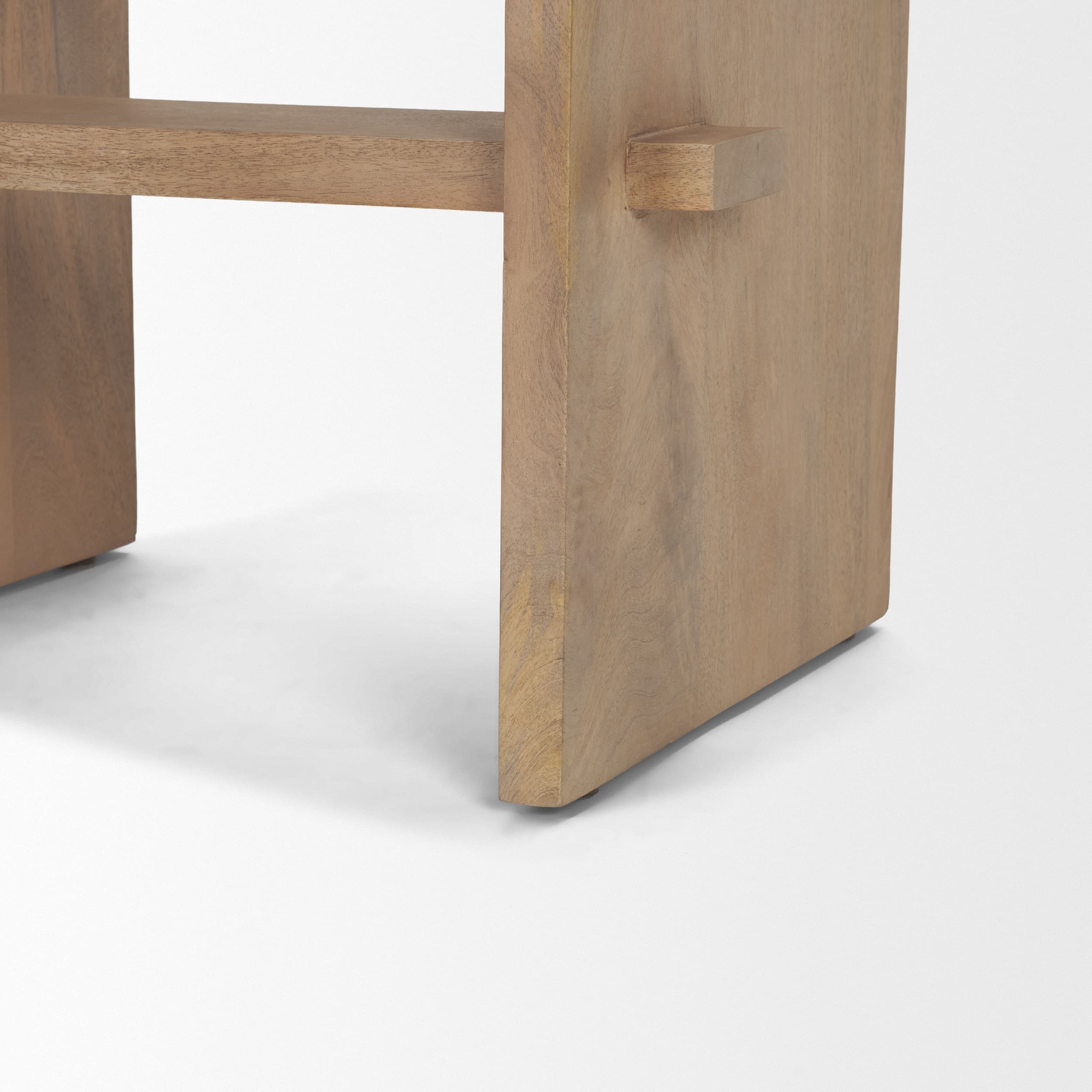 Aida Backless 26in Seat Counter Stool | Light Brown — product photograph