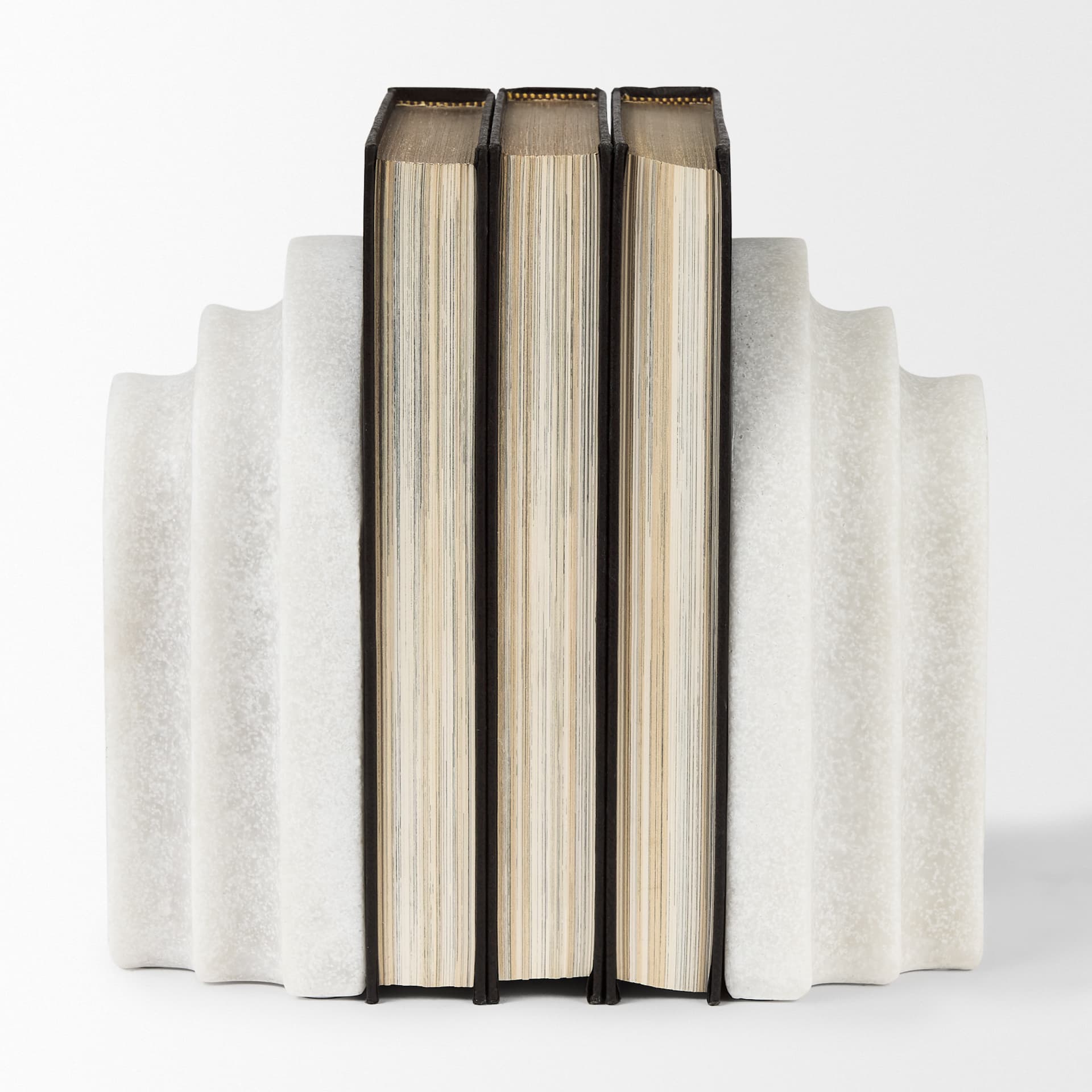 Empire Granite Resin Arc Book End Set — product photograph