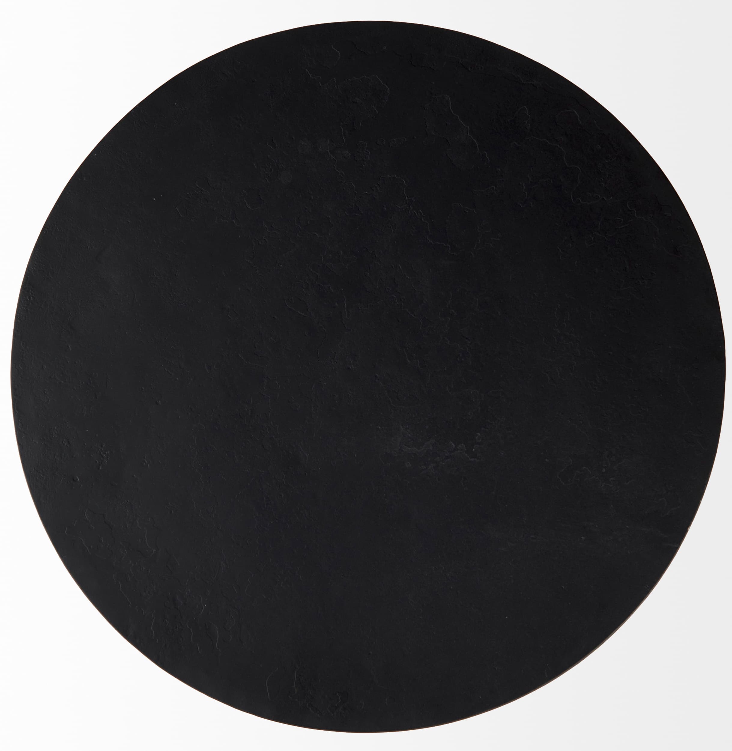 Timothy 16.0L x 16.0W X 20.0H Ebony Black Iron Side Table — product photograph