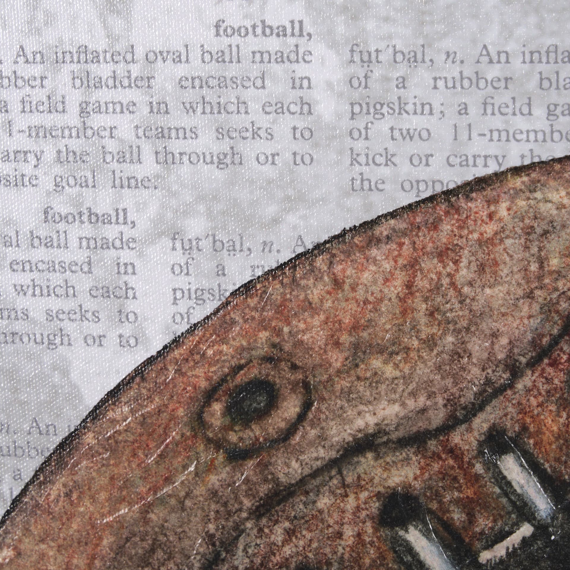 Definition of Sport III by Mercana Studio a Hand Embellished Textured Framed Art Print — product photograph