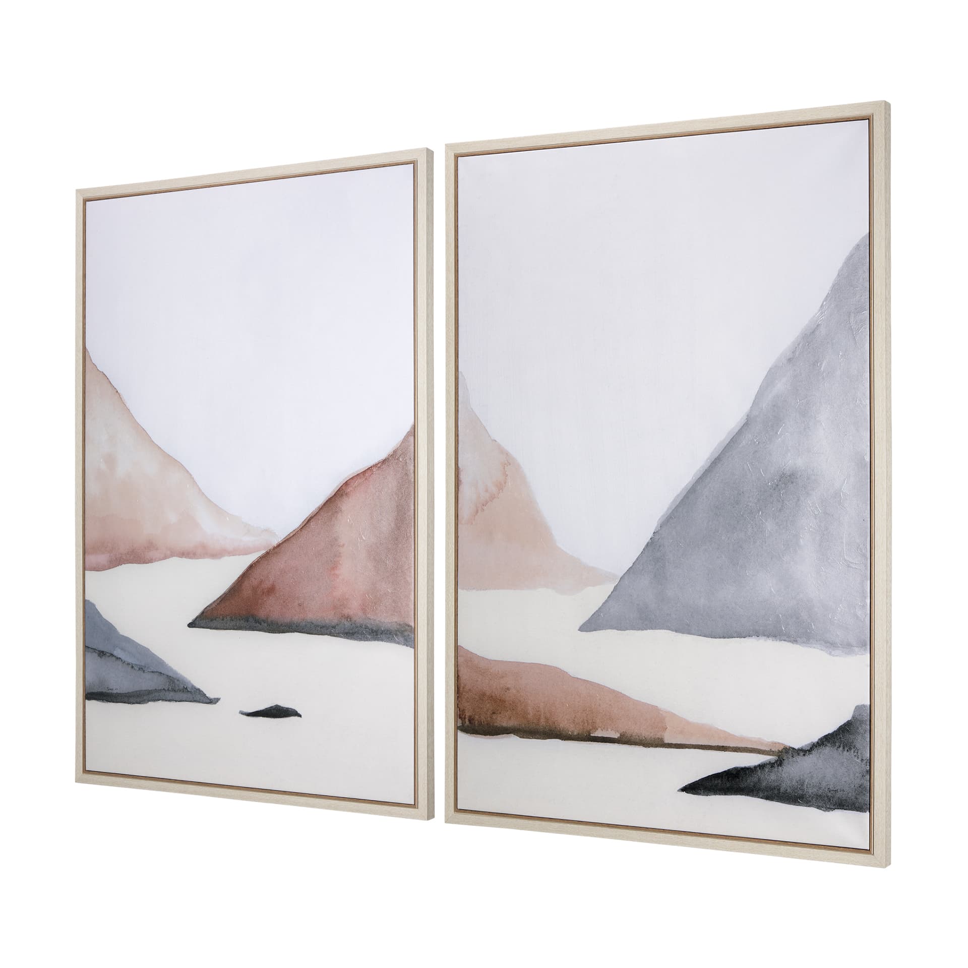 Sandy Land I by Mercana Studio a Hand Embellished Textured Framed Canvas — product photograph