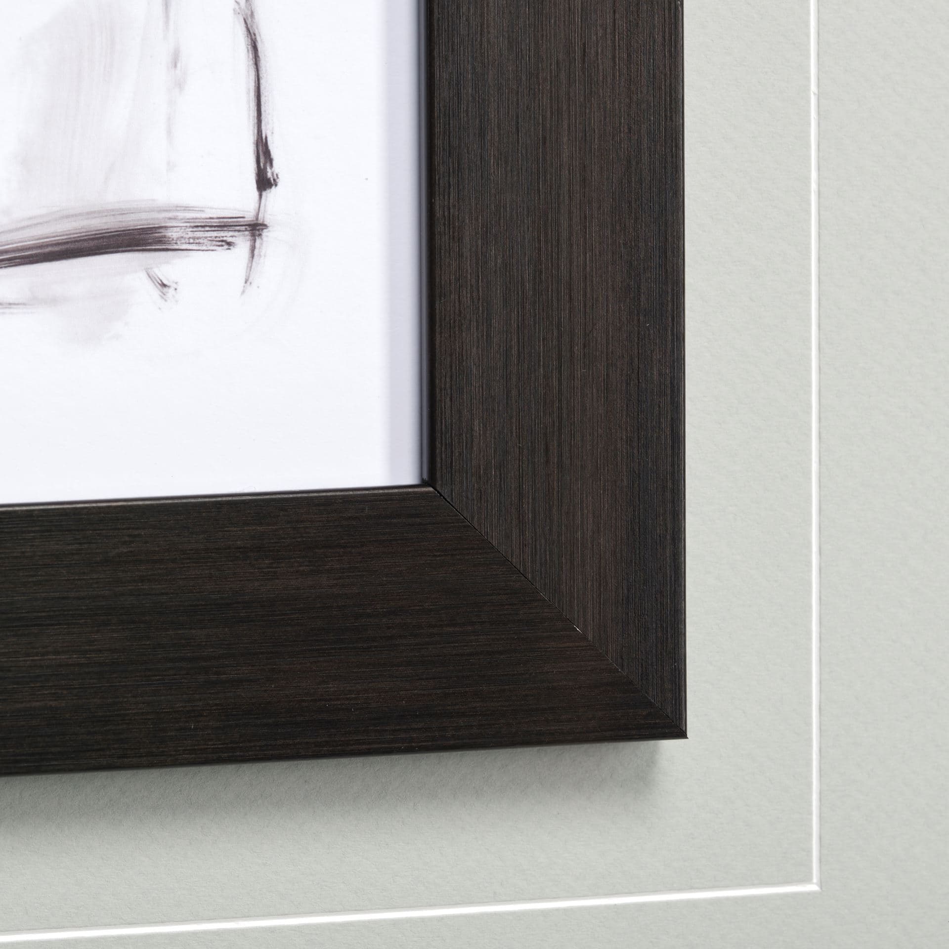 Dynamic Bison I by Ethan Harper a Hand Embellished Textured Framed Art Print Matted under Glass — product photograph