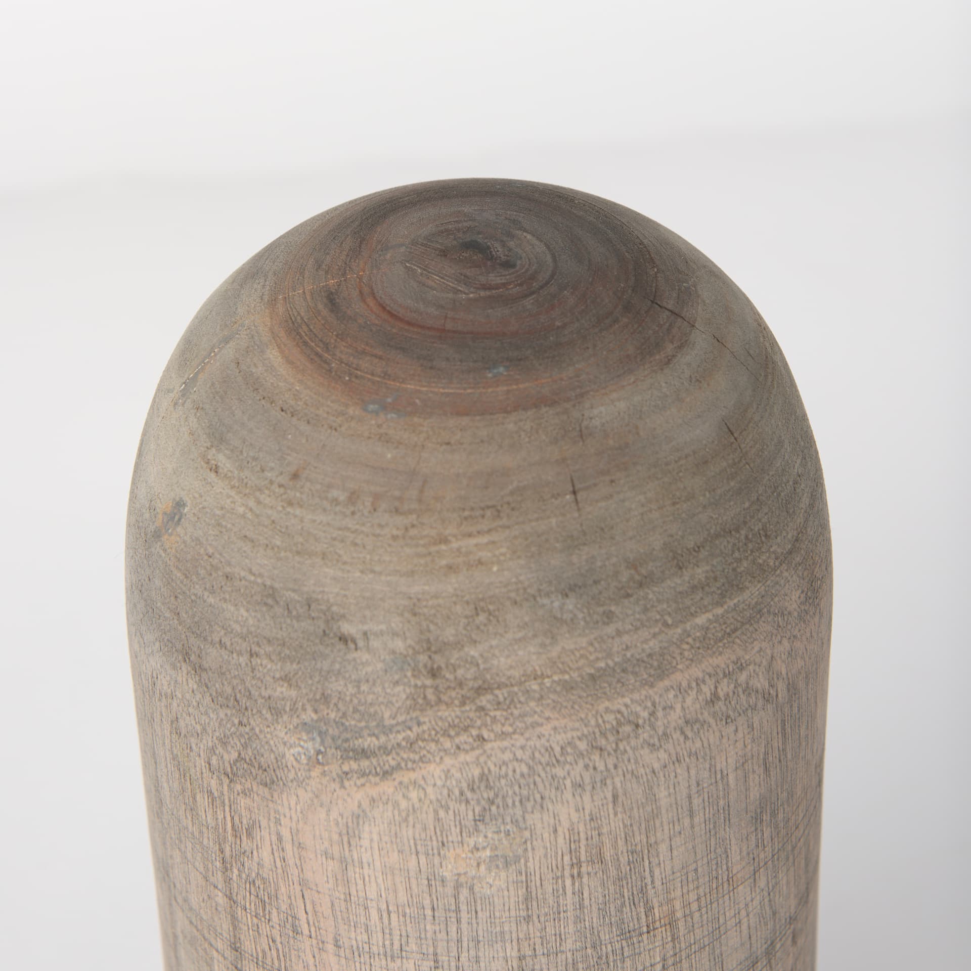 Knox Medium Gray-Wash Wood Decorative Object — product photograph