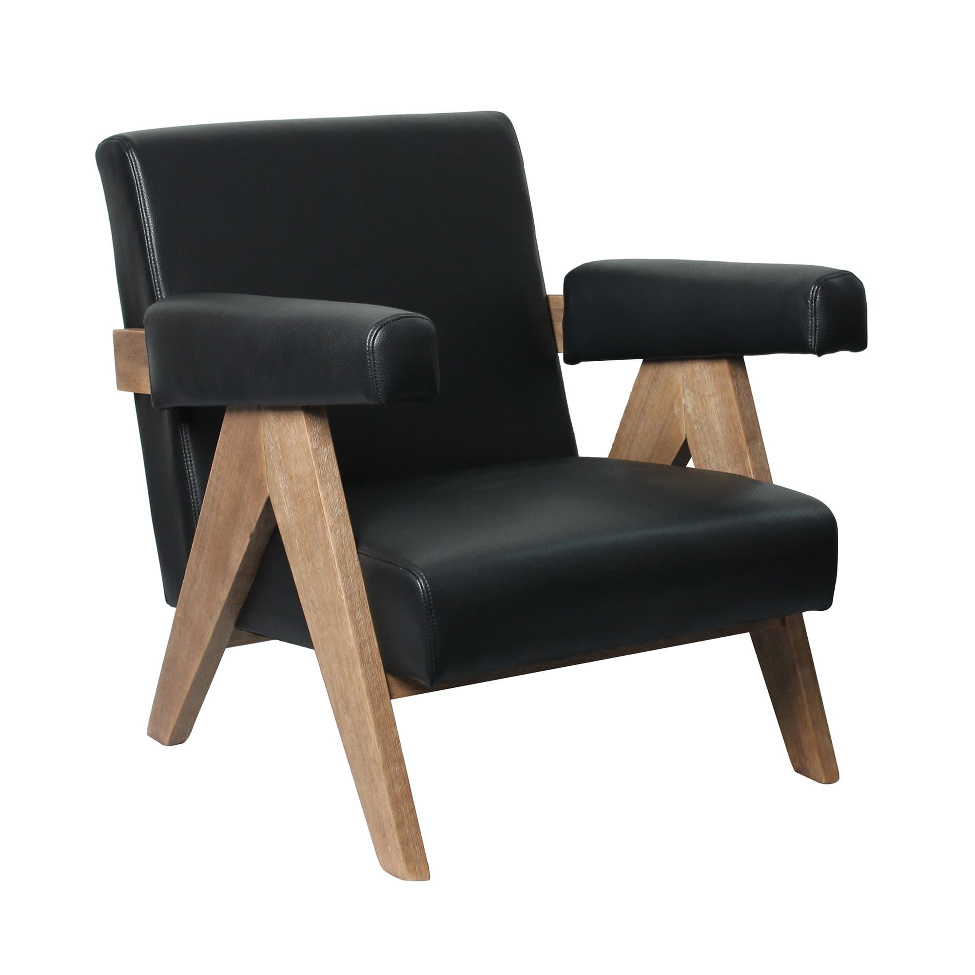 Pierre Arm Lounge Vegan Leather — product photograph