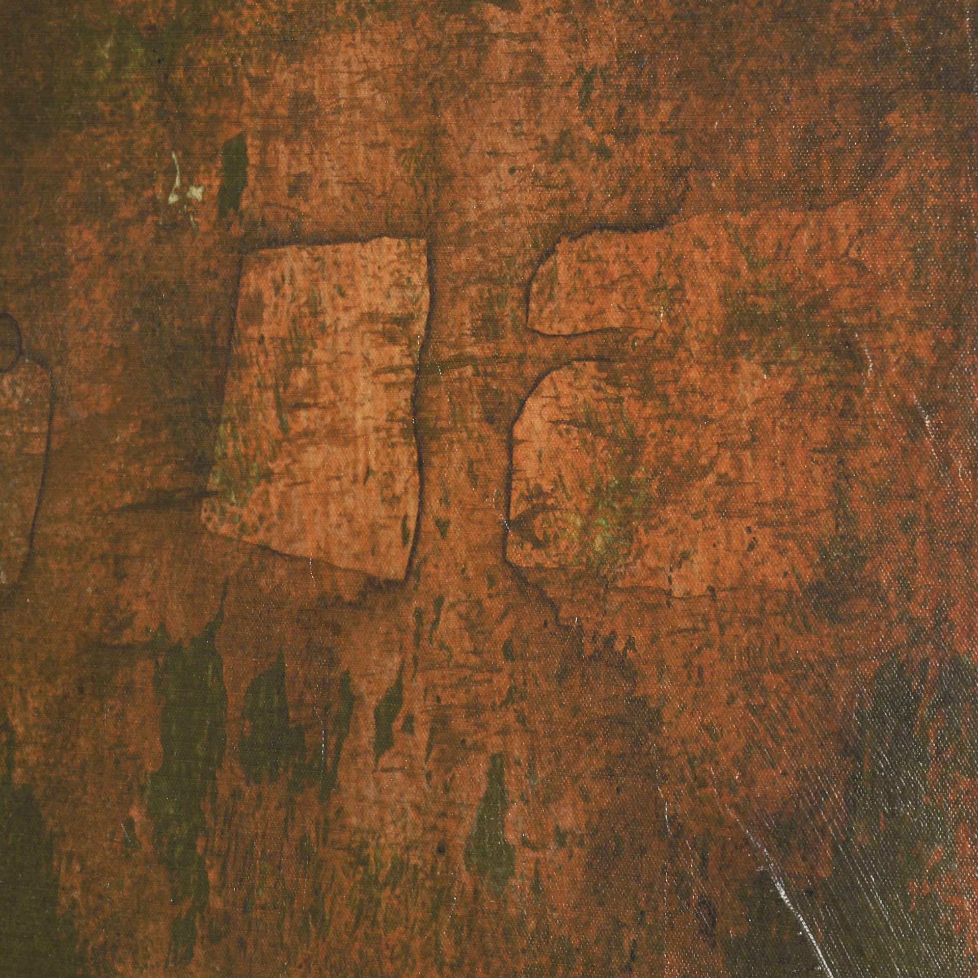 Resolute II by Mercana Studio Hand-Embellished Textured Canvas — product photograph