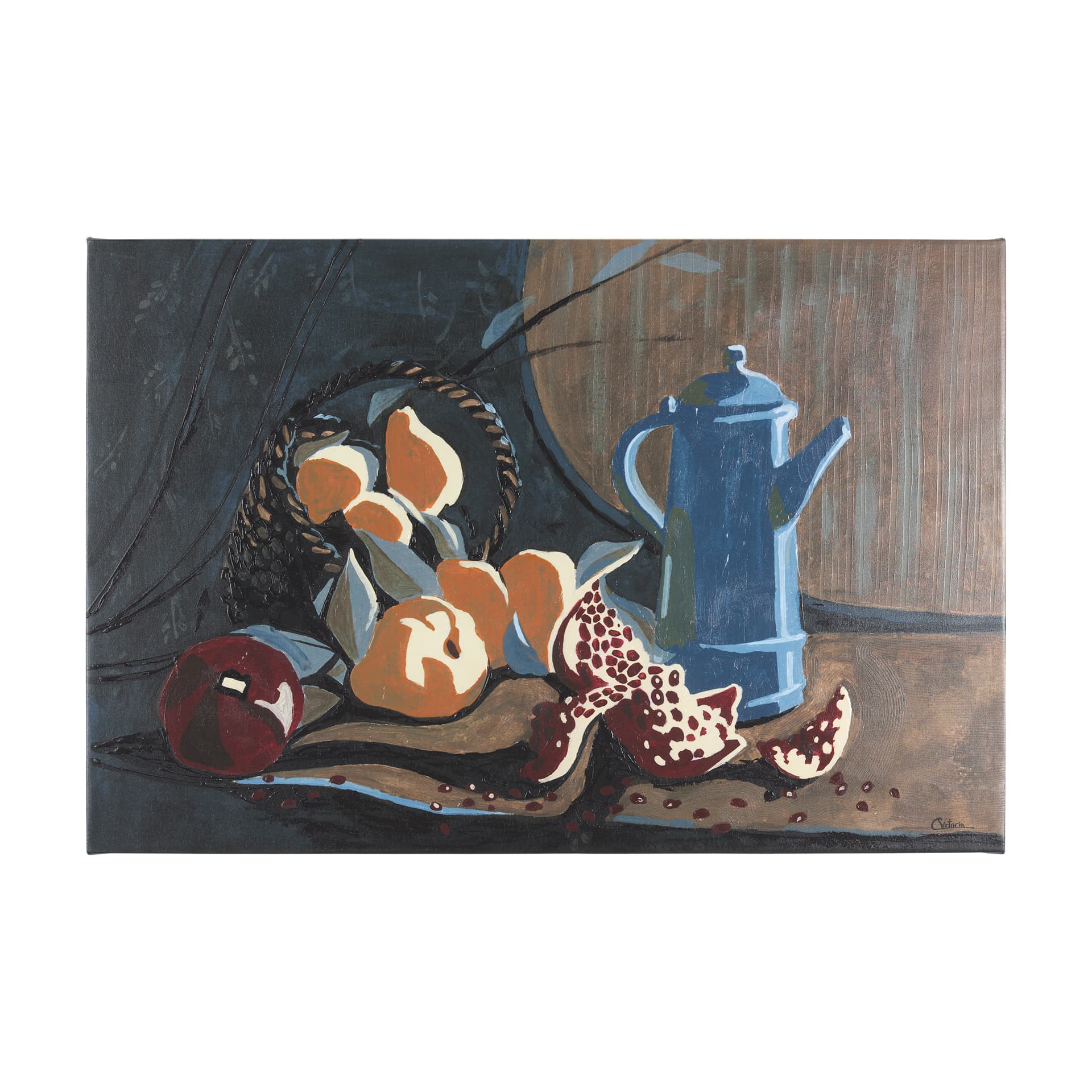 Still life II by Mercana Studio a Hand Embellished Textured Canvas — product photograph