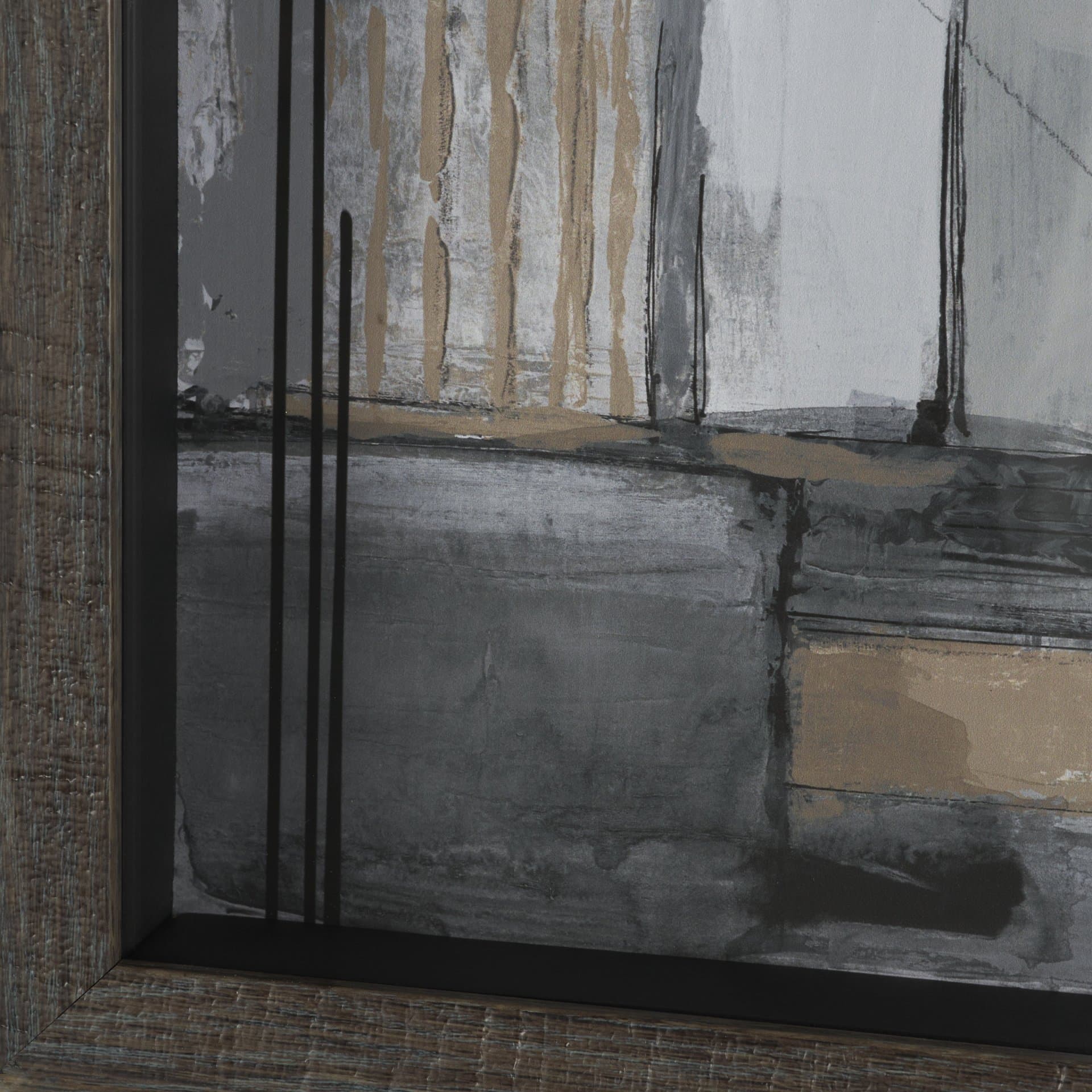 Community 2A by Mercana Studio Framed Artwork Matted under Glass — product photograph
