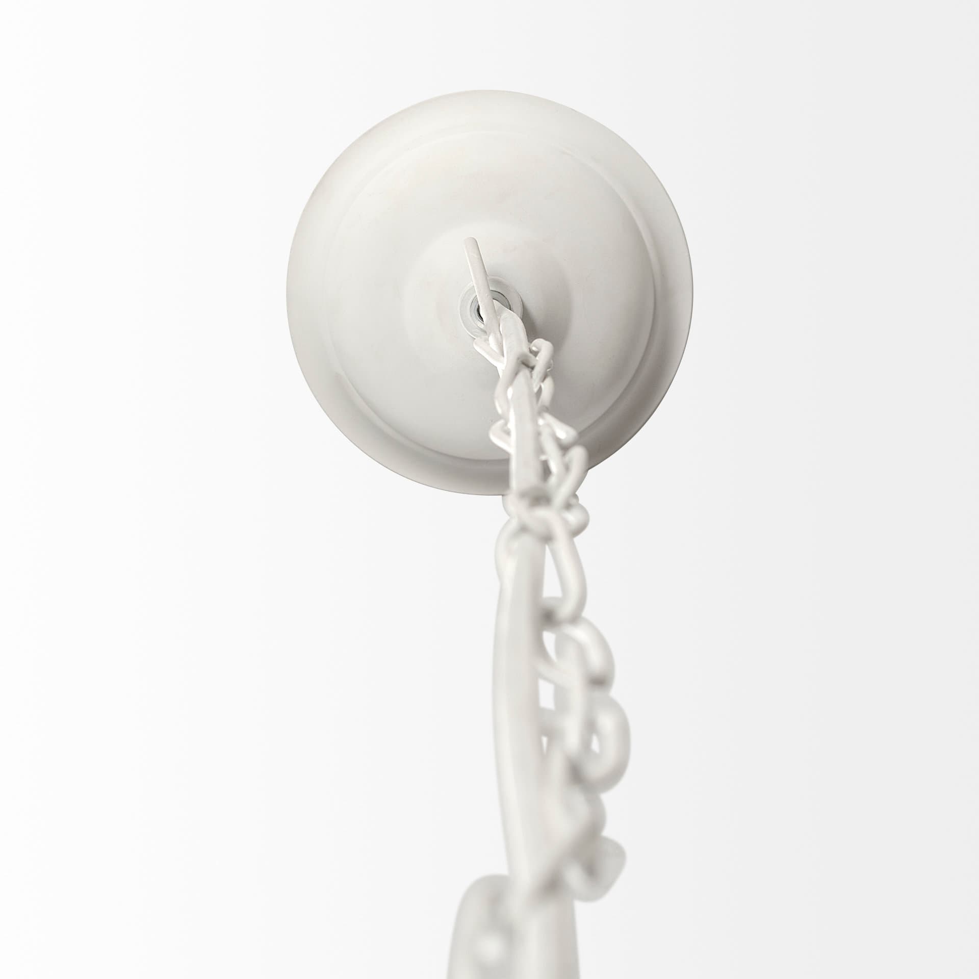 Theta 15.5x14.5 White-Washed Wood Beaded Pendant Light — product photograph