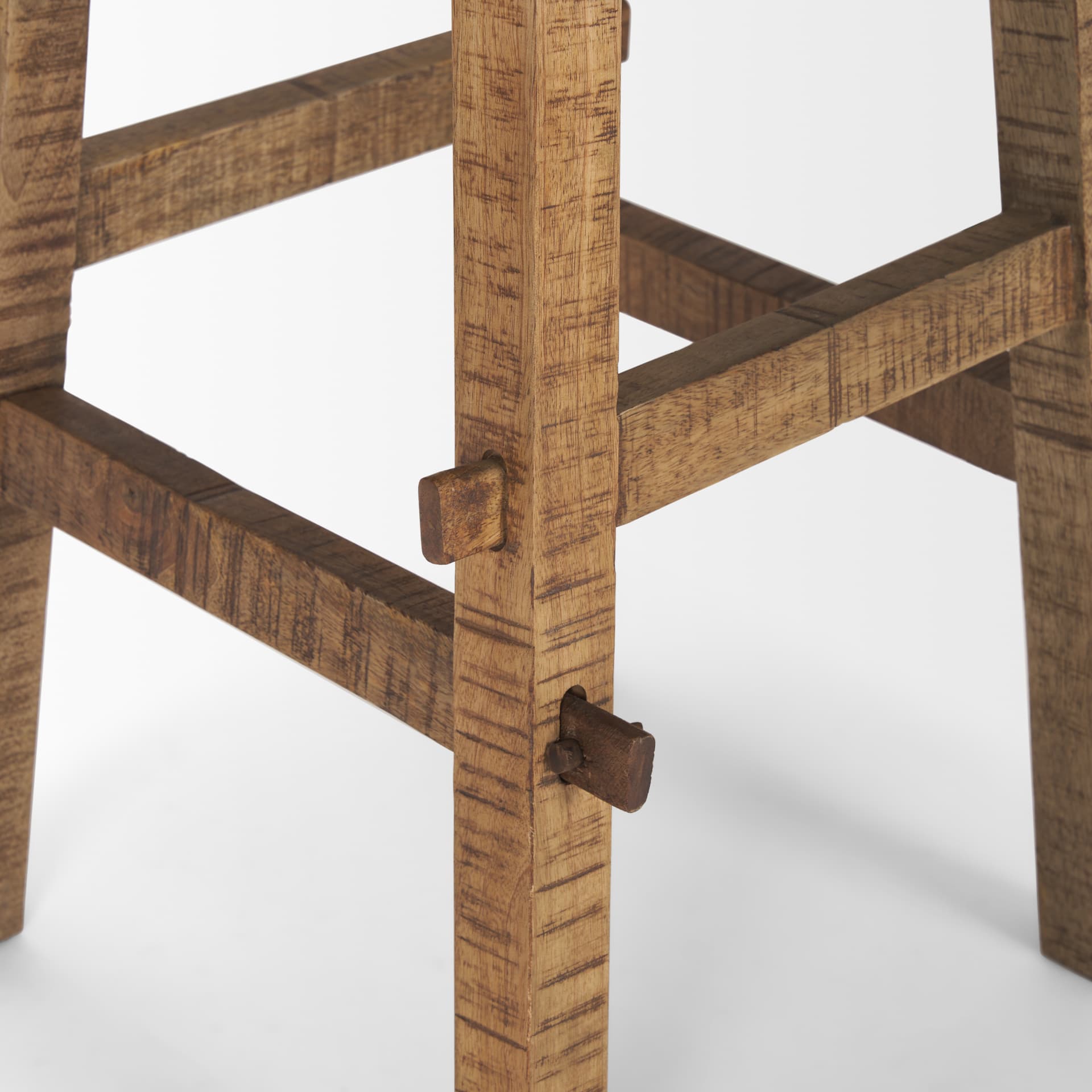 Rosie Small Brown Wood End Table — product photograph