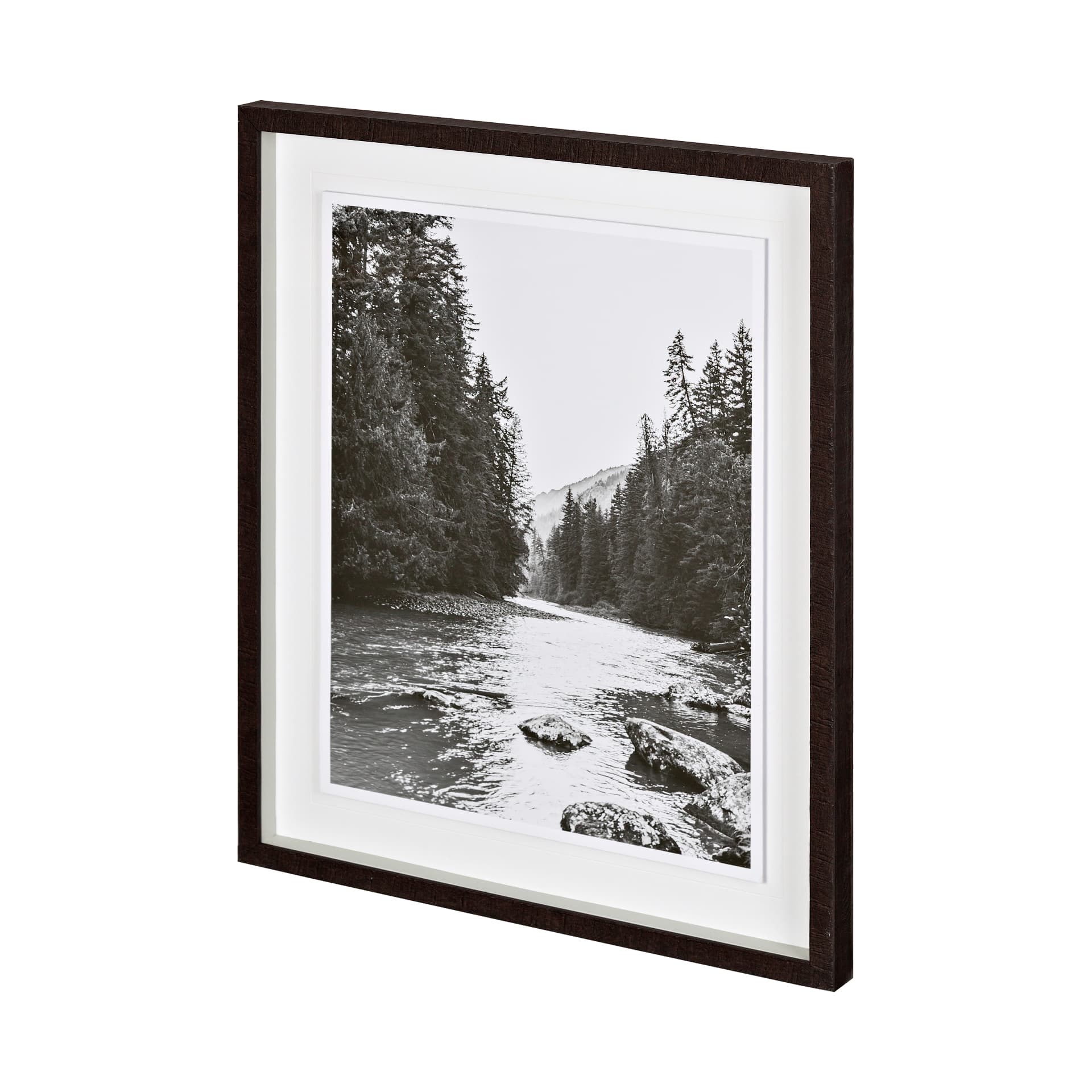 Wenatchee River Fire Season by Goldie, Kyle a Framed Photo Art Print Matted under Glass — product photograph