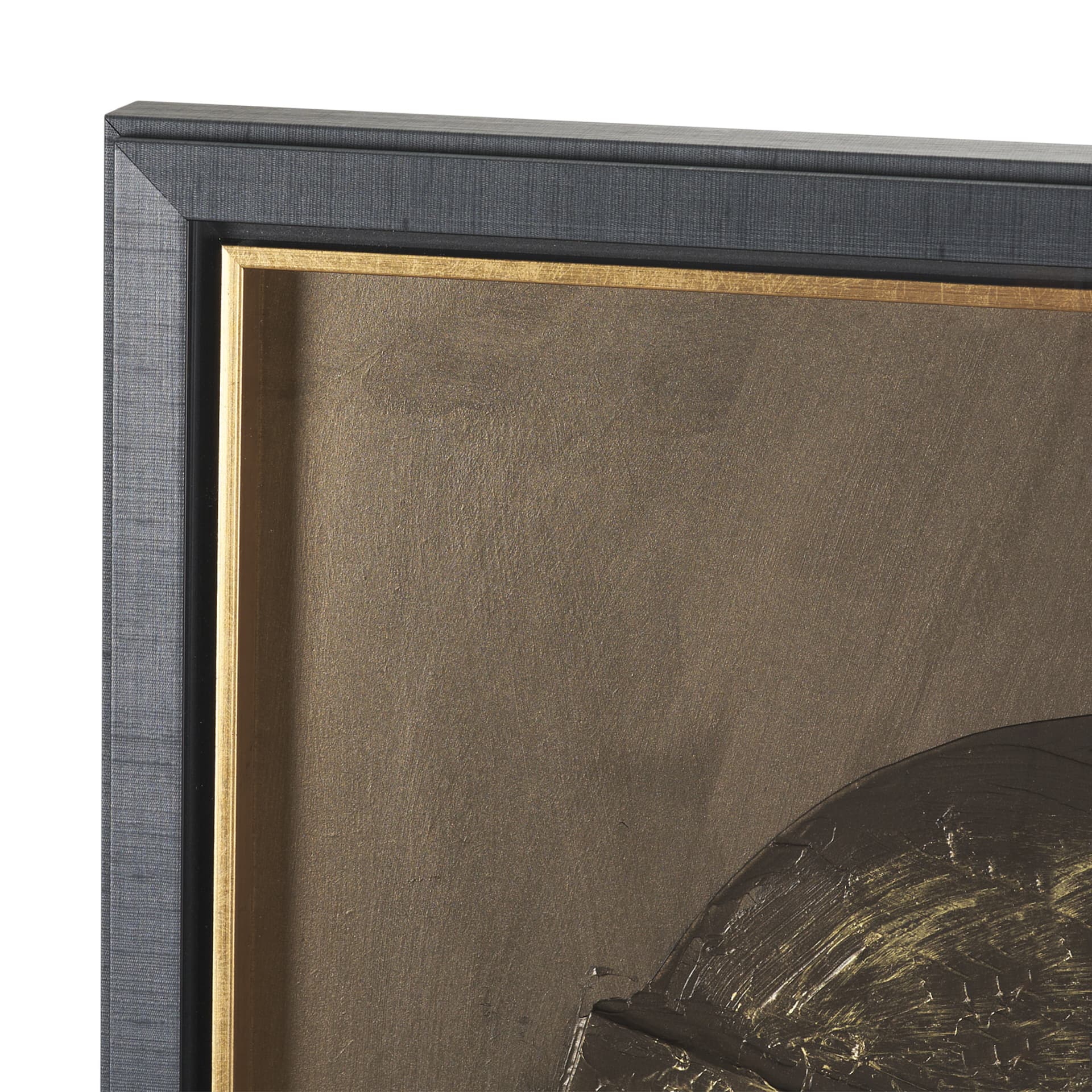 The Bronze Spark I by Studio M a handmade Original Framed Artwork under Glass — product photograph