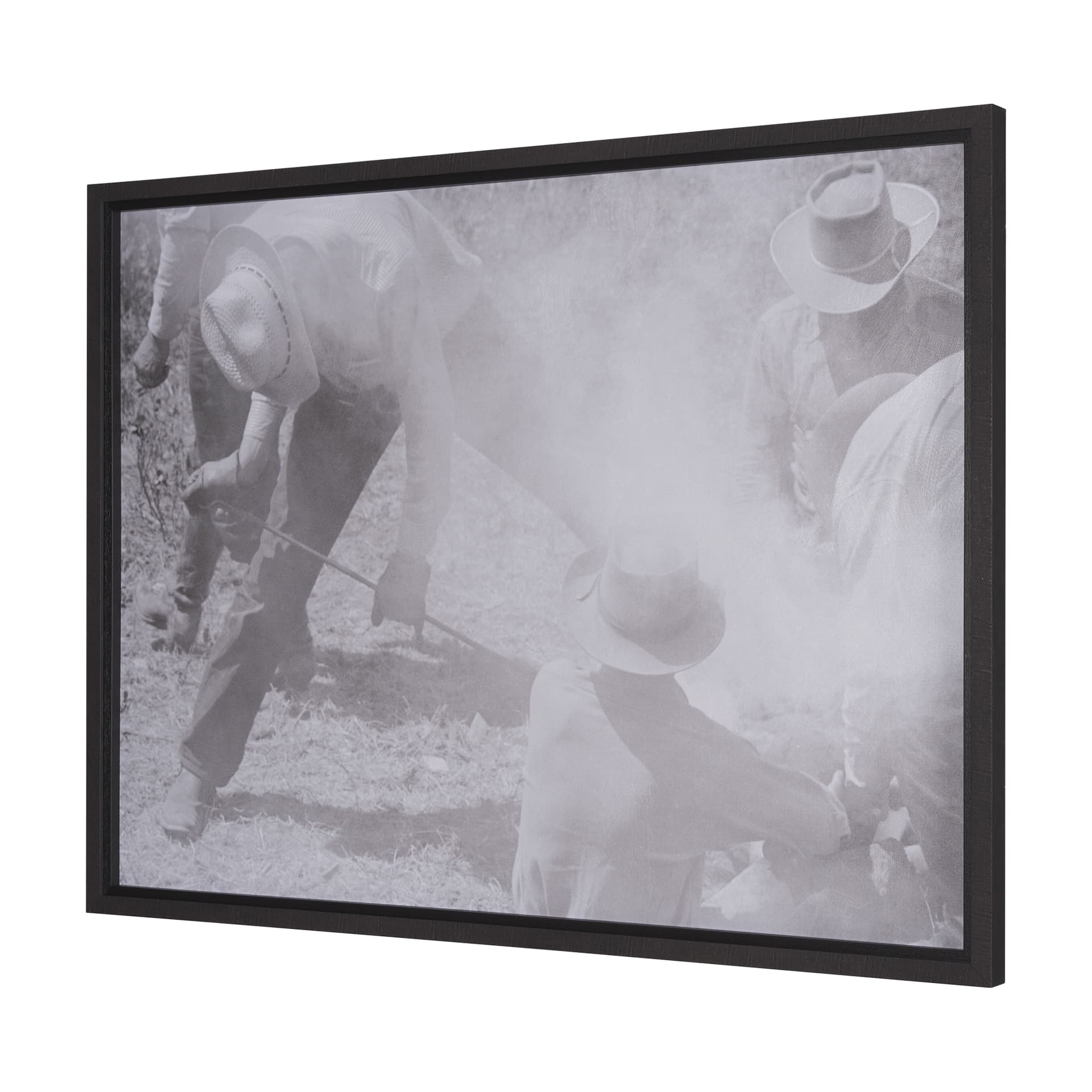 Branding Bunch by Kernud Hansen a Hand Embellished Textured Framed Photo Art Print Matted under Glas — product photograph