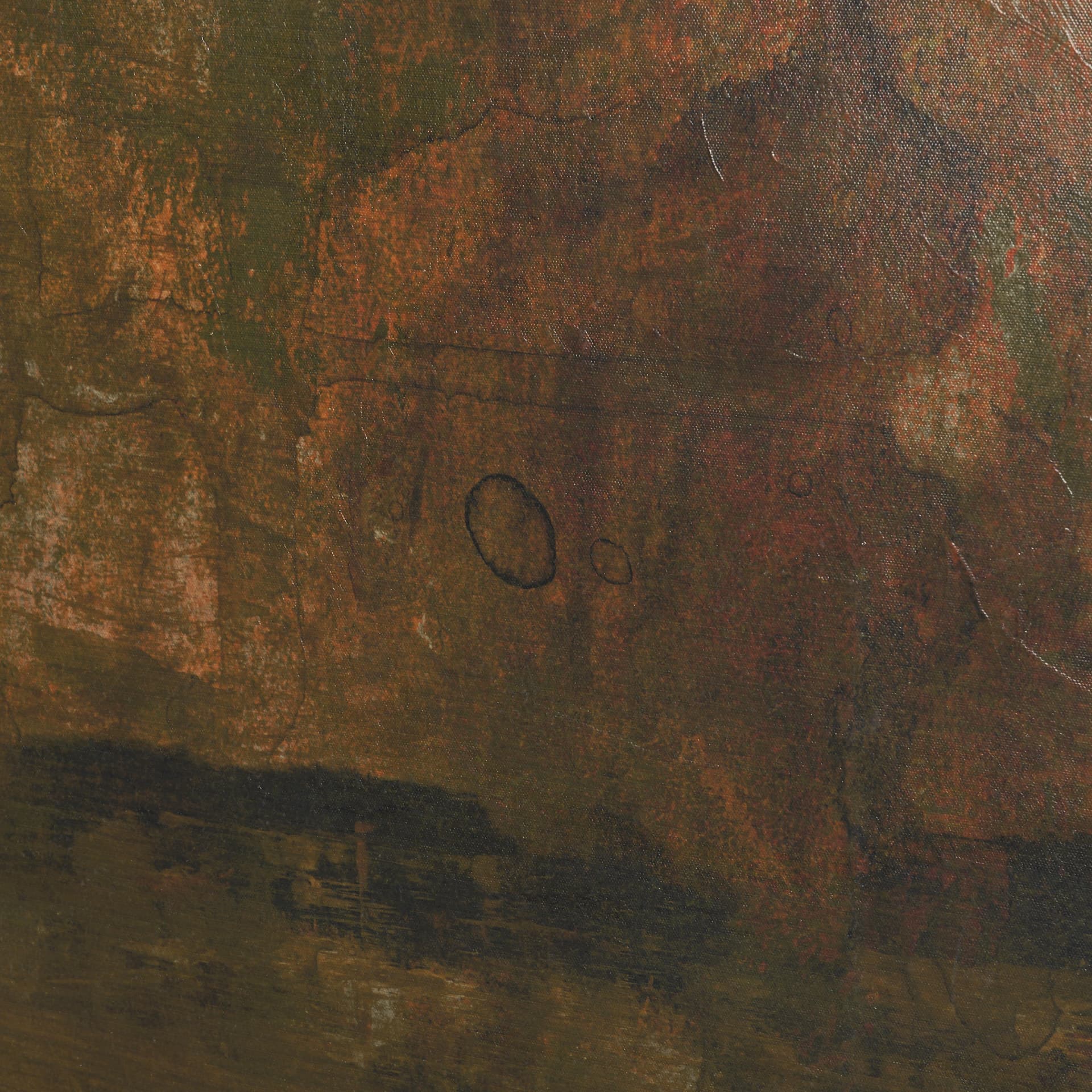 Resolute I by Mercana Studio Hand-Embellished Textured Canvas — product photograph