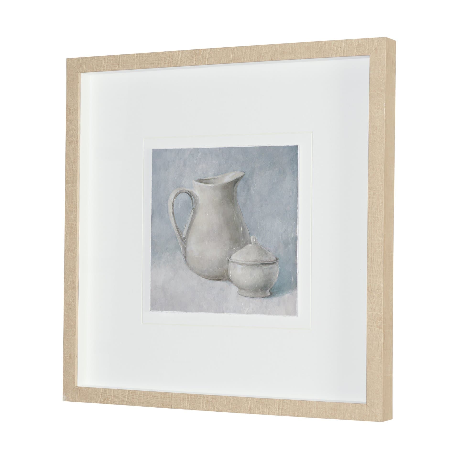 Studies in White and Ash: Study I by Mercana Studio Textured Framed Artwork Matted under Glass — product photograph