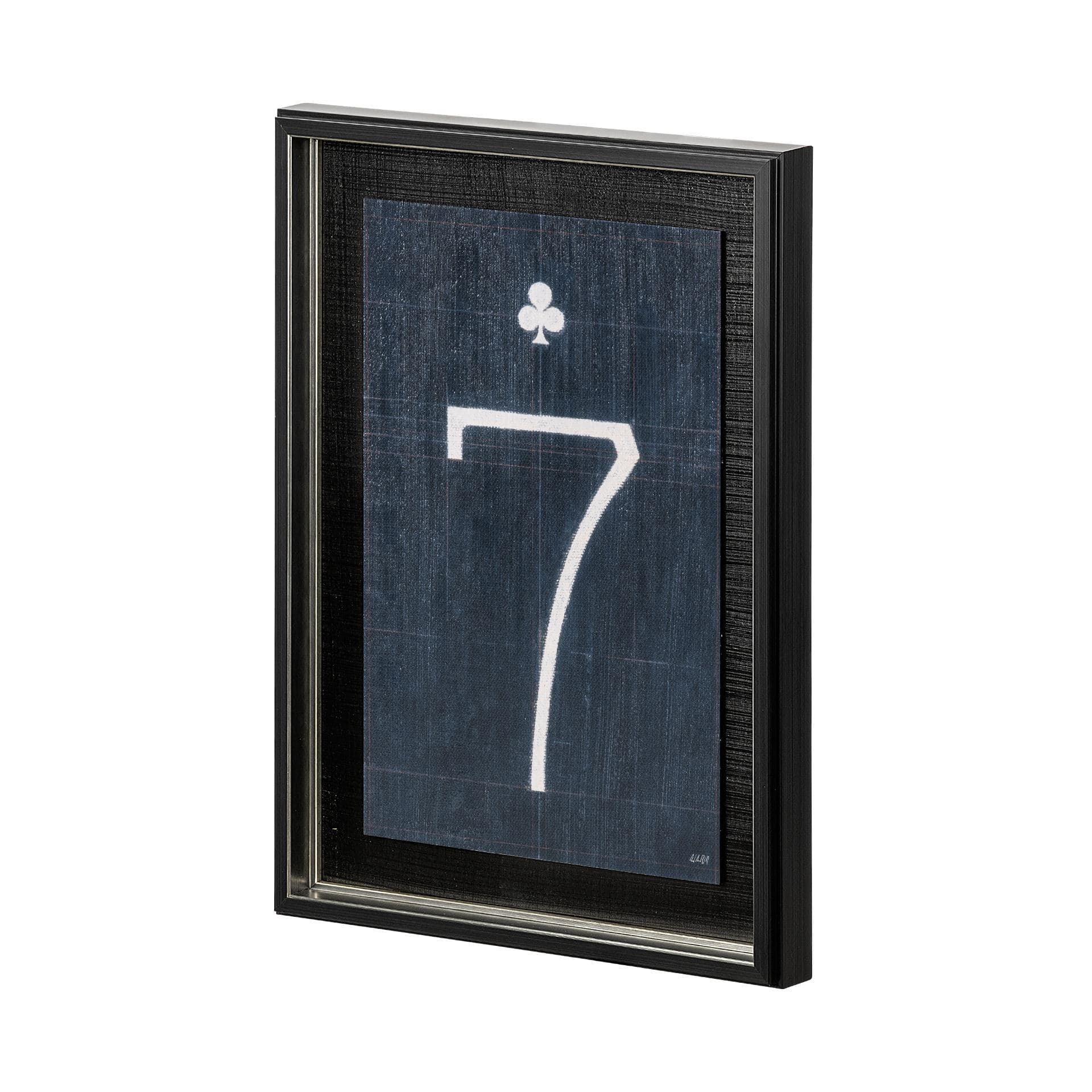 Value Collector 7 by Mercana Studio a Hand Embellished Textured Framed Art Print — product photograph