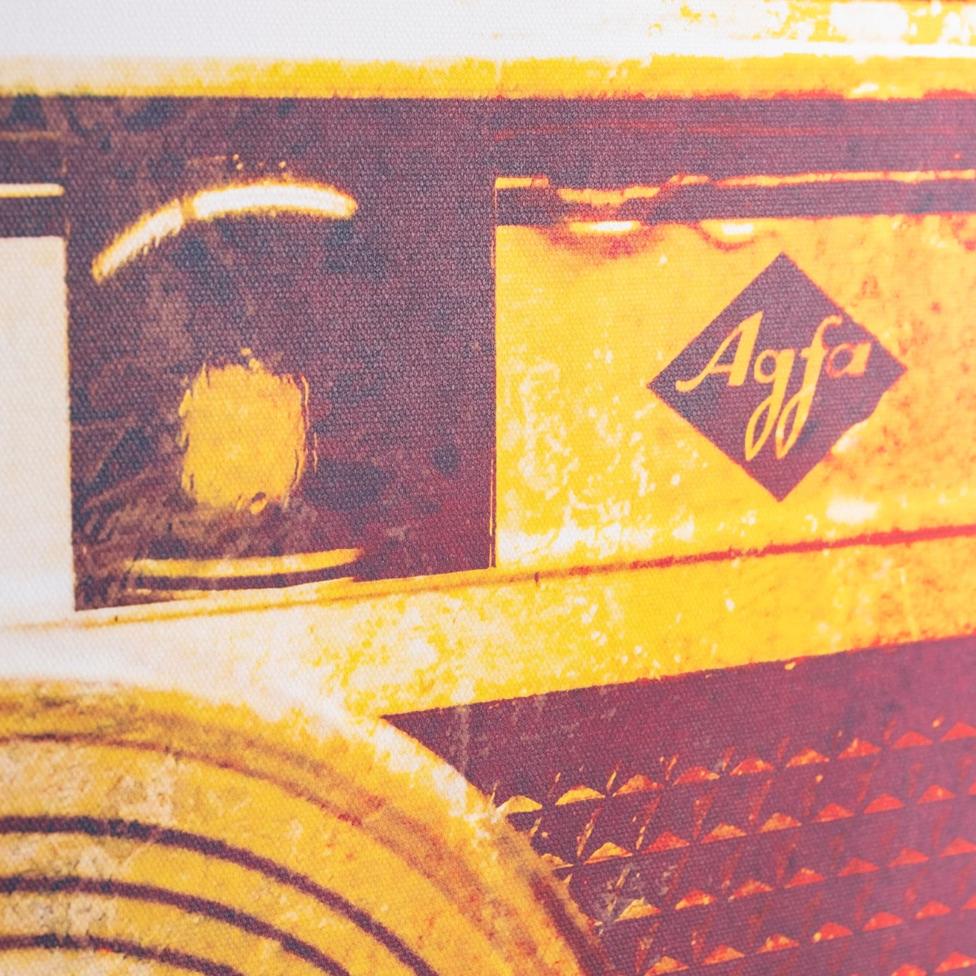 Rapid Vintage by Urban Octopus a Hand Embellished Textured Canvas — product photograph